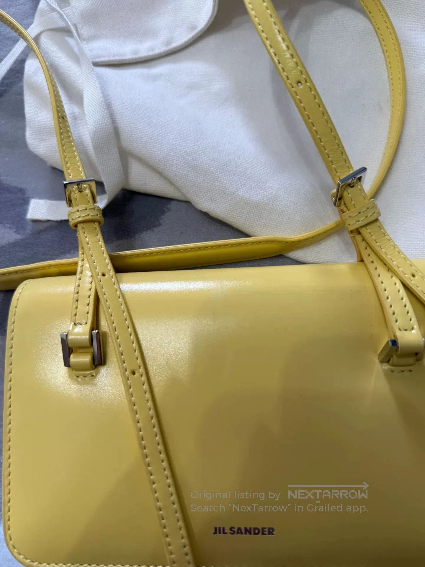 Jil Sander Jil Sander Lemon Yellow Crossbody Bag. Size ONE SIZE - 4 Thumbnail