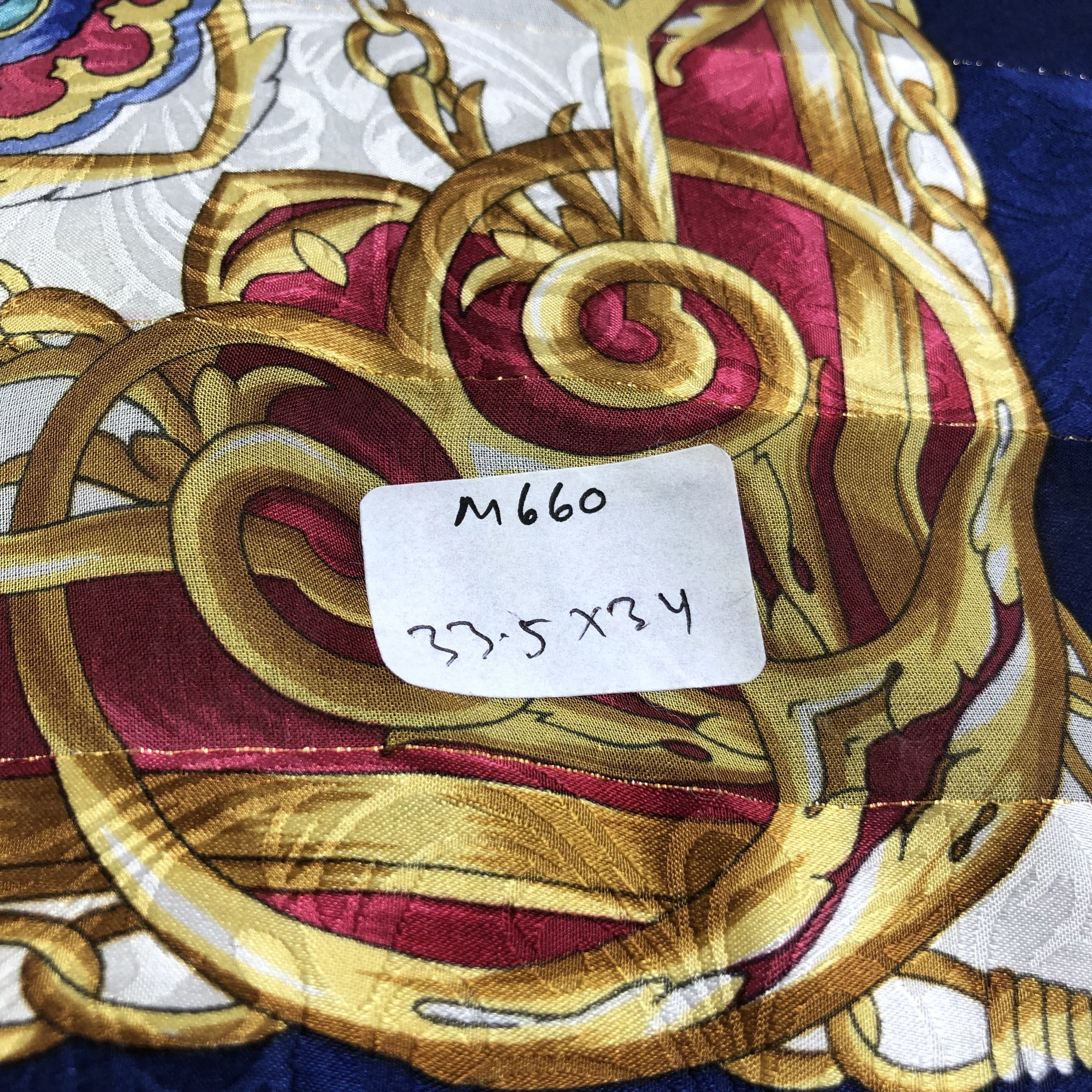 Vintage Polo Mallet Luxury Silk Scarf M660 Size ONE SIZE - 7 Thumbnail