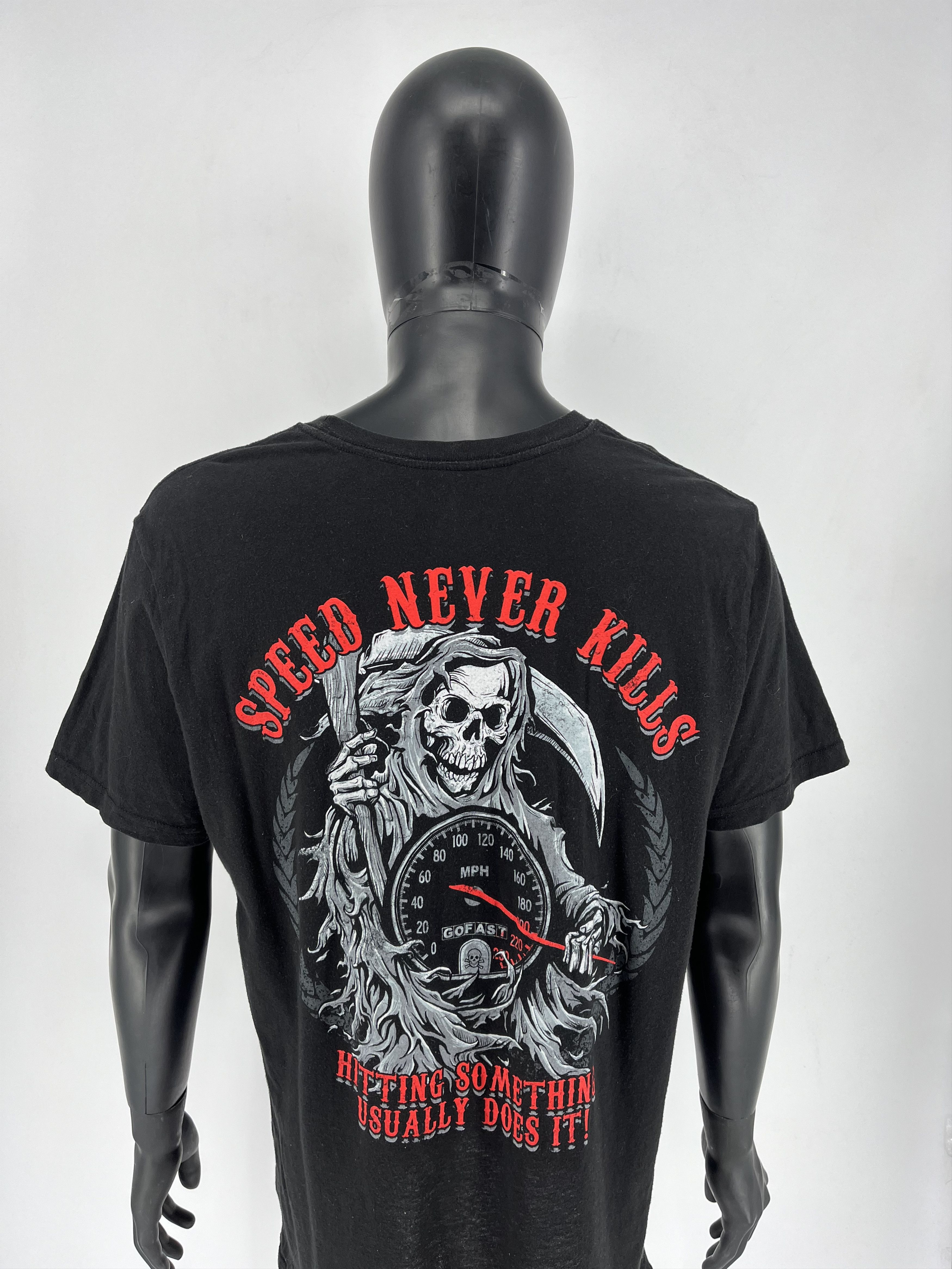 Harley Davidson Lethal Threat MOTORGEAR Skull Motorcycle Biker Speed Doesn’t Size US XL / EU 56 / 4 - 11 Thumbnail