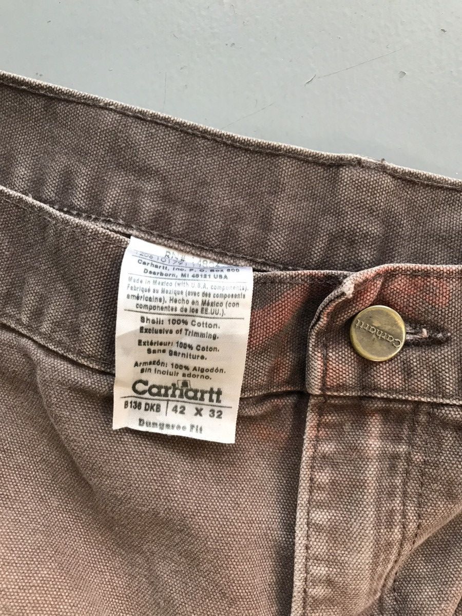 Carhartt × Vintage Vintage Carhartt B136 DKB double knee carpenter denim Size US 42 / EU 58 - 5 Thumbnail