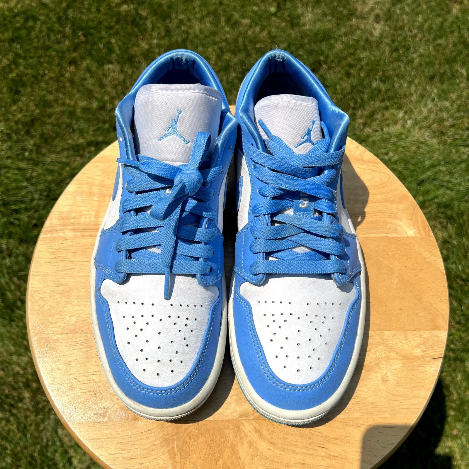 Jordan Brand × Nike Wmns Nike Air Jordan 1 Low UNC Women's Shoes - Size 7.5 Size US 7.5 / IT 37.5 - 4 Thumbnail