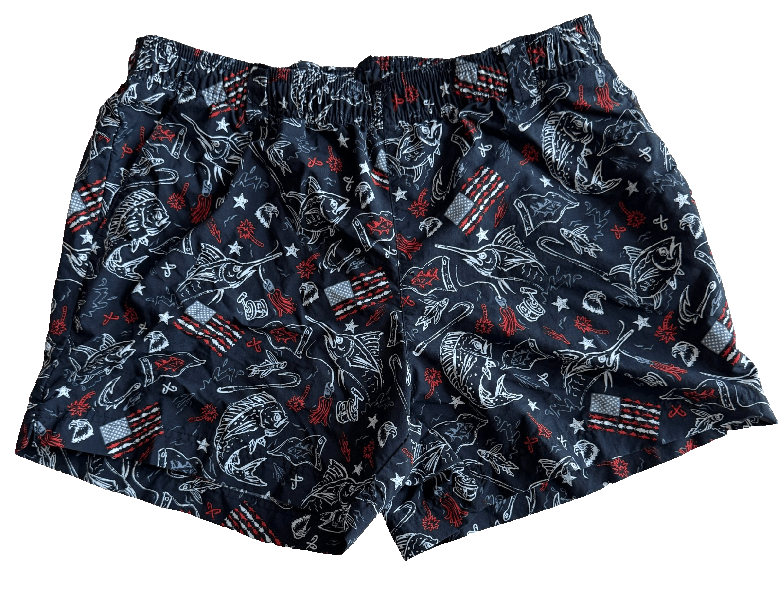 Columbia Columbia PFG Patriotic Blue Shorts Size L Swim Trunk Fish F Size US 28 / EU 44 - 1 Thumbnail
