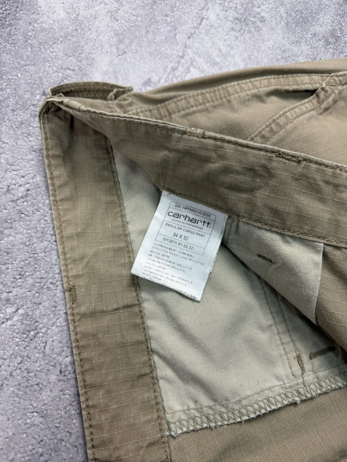 Carhartt Vintage Carhartt Cargo Pants Beige Work Regular Baggy Y2K Size US 34 / EU 50 - 19 Thumbnail