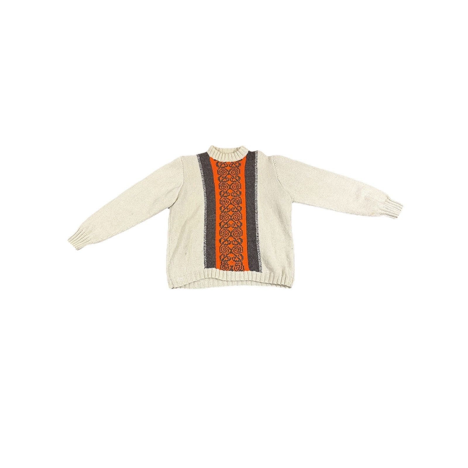 Vintage Vintage Blue Pacific Cable Knit Collar Sweater Winter Holid Size US L / EU 52-54 / 3 - 1 Thumbnail
