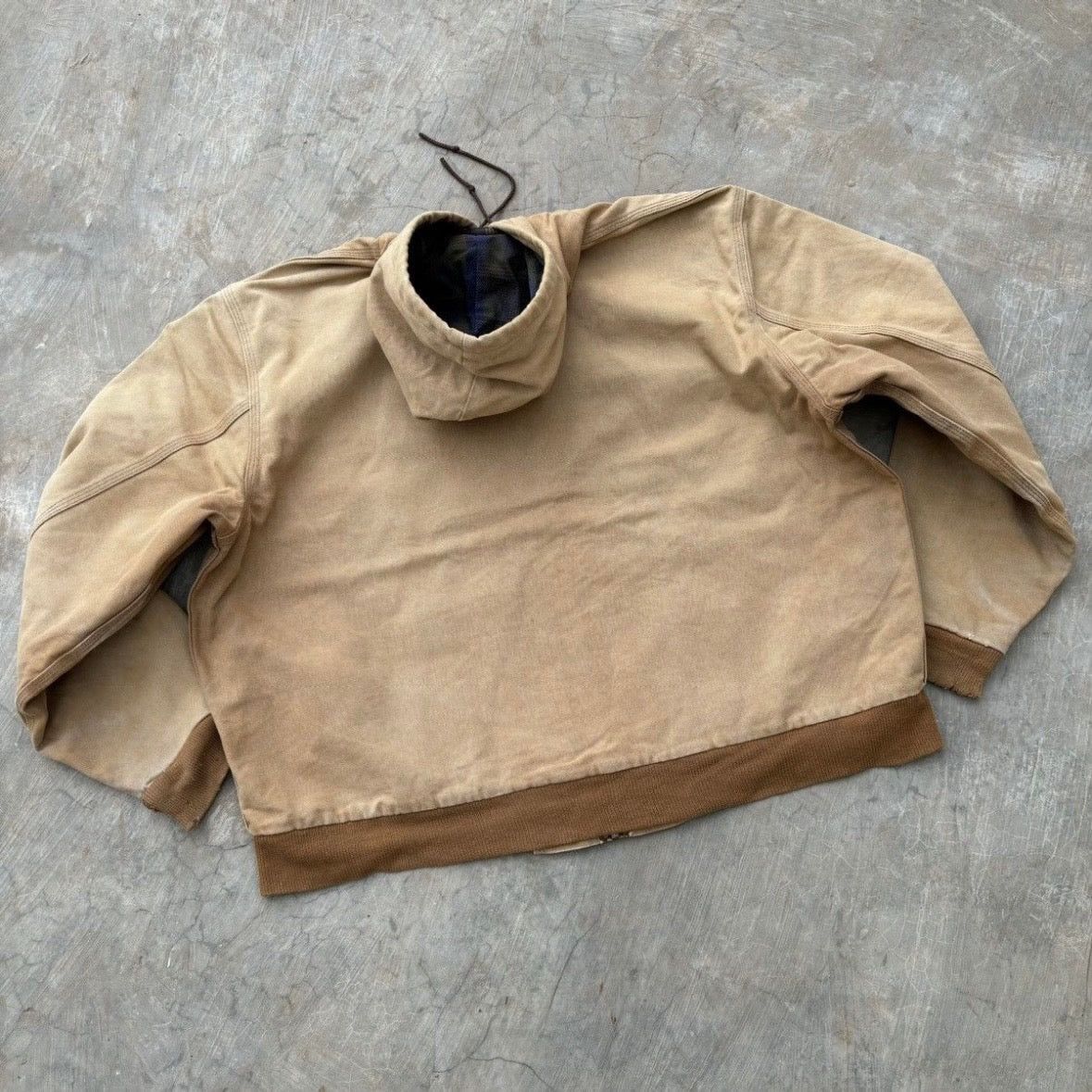 Carhartt Vintage 1990s Carhartt Active Flannel Lined Jacket Size US L / EU 52-54 / 3 - 4 Thumbnail