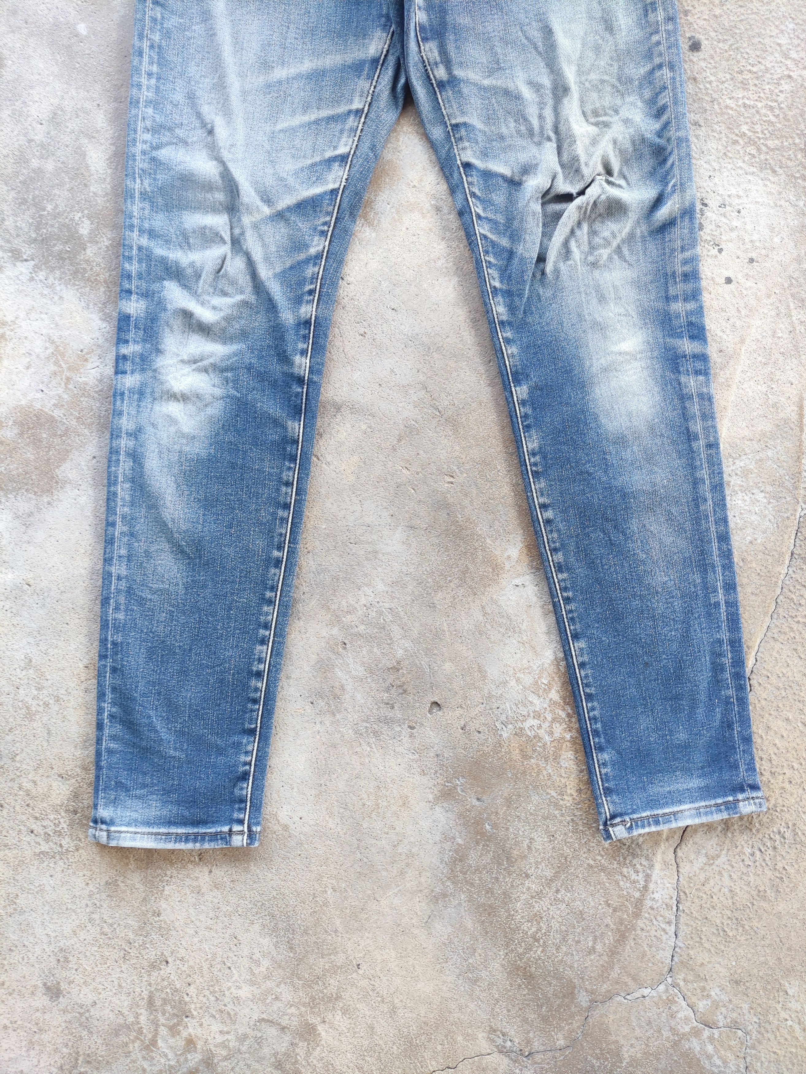 Japanese Brand × Jean Vintage Japanese Jeans Faded Distressed Denim Pants Skinny Size US 30 / EU 46 - 4 Thumbnail