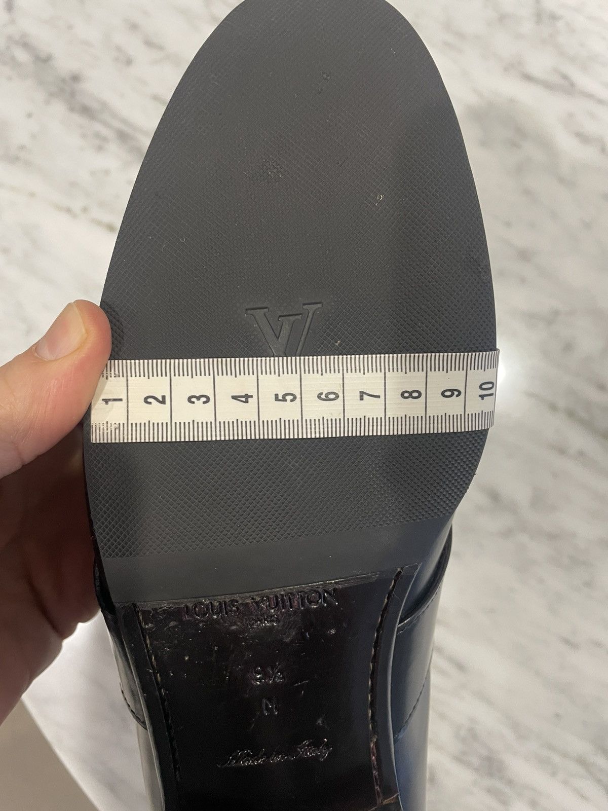 Louis Vuitton Black Damier Louis Vuitton loafer Size US 9.5 / EU 42-43 - 7 Thumbnail
