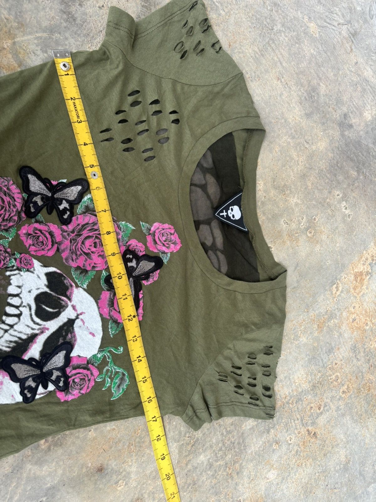 If Six Was Nine × Japanese Brand × Le Grande Bleu (L.G.B.) Y2k Poem Skull Ifsixwasnine lgb Punk Style Tshirt Size M / US 6-8 / IT 42-44 - 9 Thumbnail