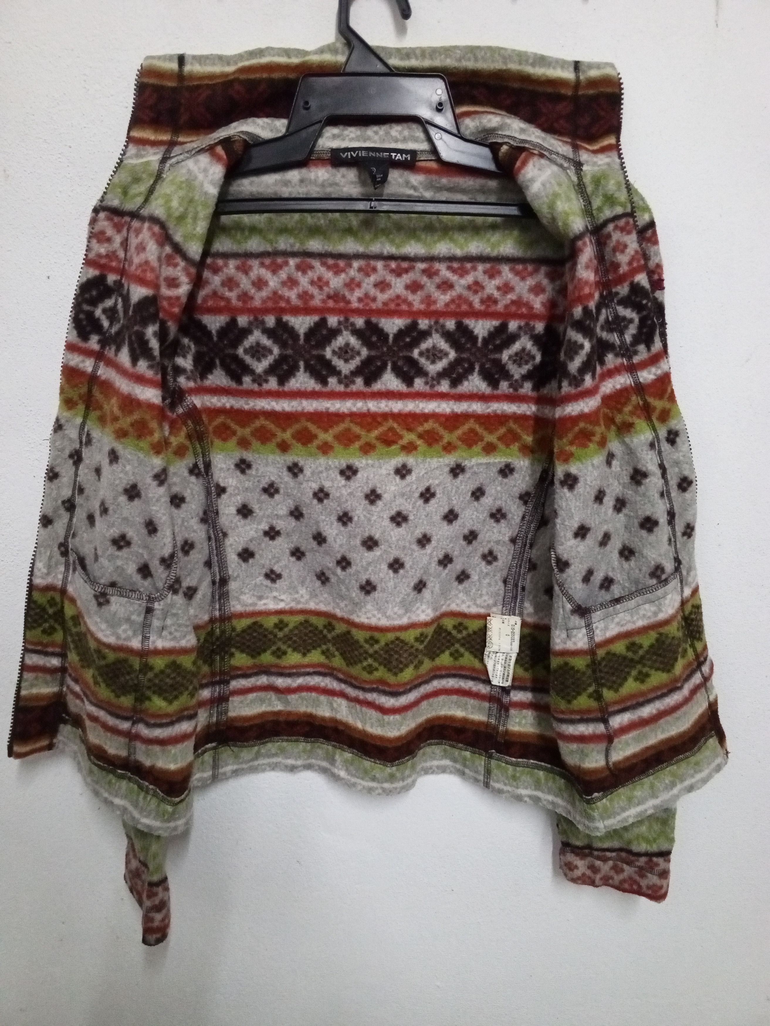Vivienne Tam 🔥RARE ITEM🔥VIVIENNE TAM FLEECE JACKET MULTICOLOR Size S / US 4 / IT 40 - 9 Thumbnail