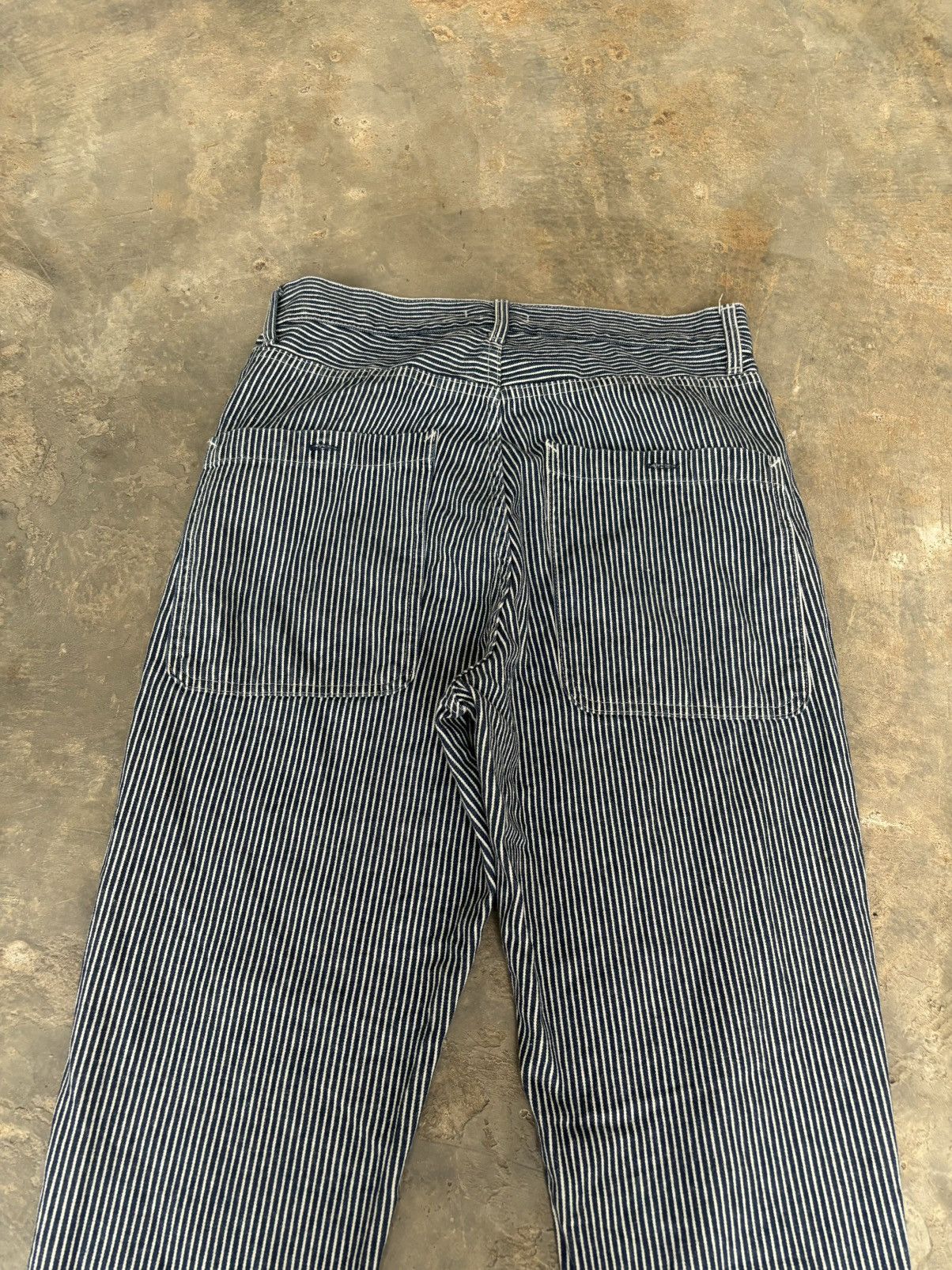Other japanese Brand Deep Blue Stripe Pants Size US 29 - 2 Thumbnail