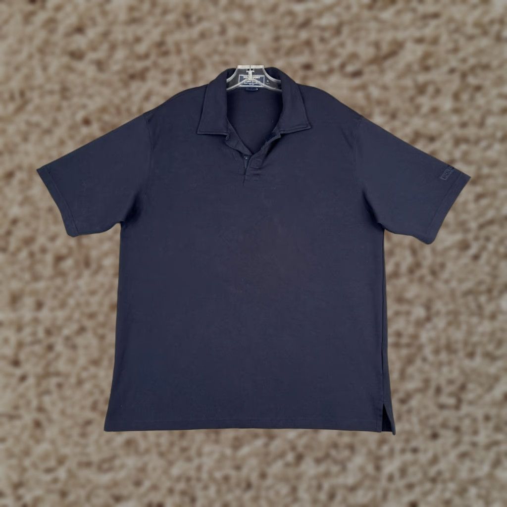 Polo Ralph Lauren VINTAGE Polo Sport Ralph Lauren Shirt Men XL Blue 100% Polyester Polo Shirt Embroidered Logo Golf Sports Decade 90s Mens Size US XL / EU 56 / 4 - 1 Thumbnail