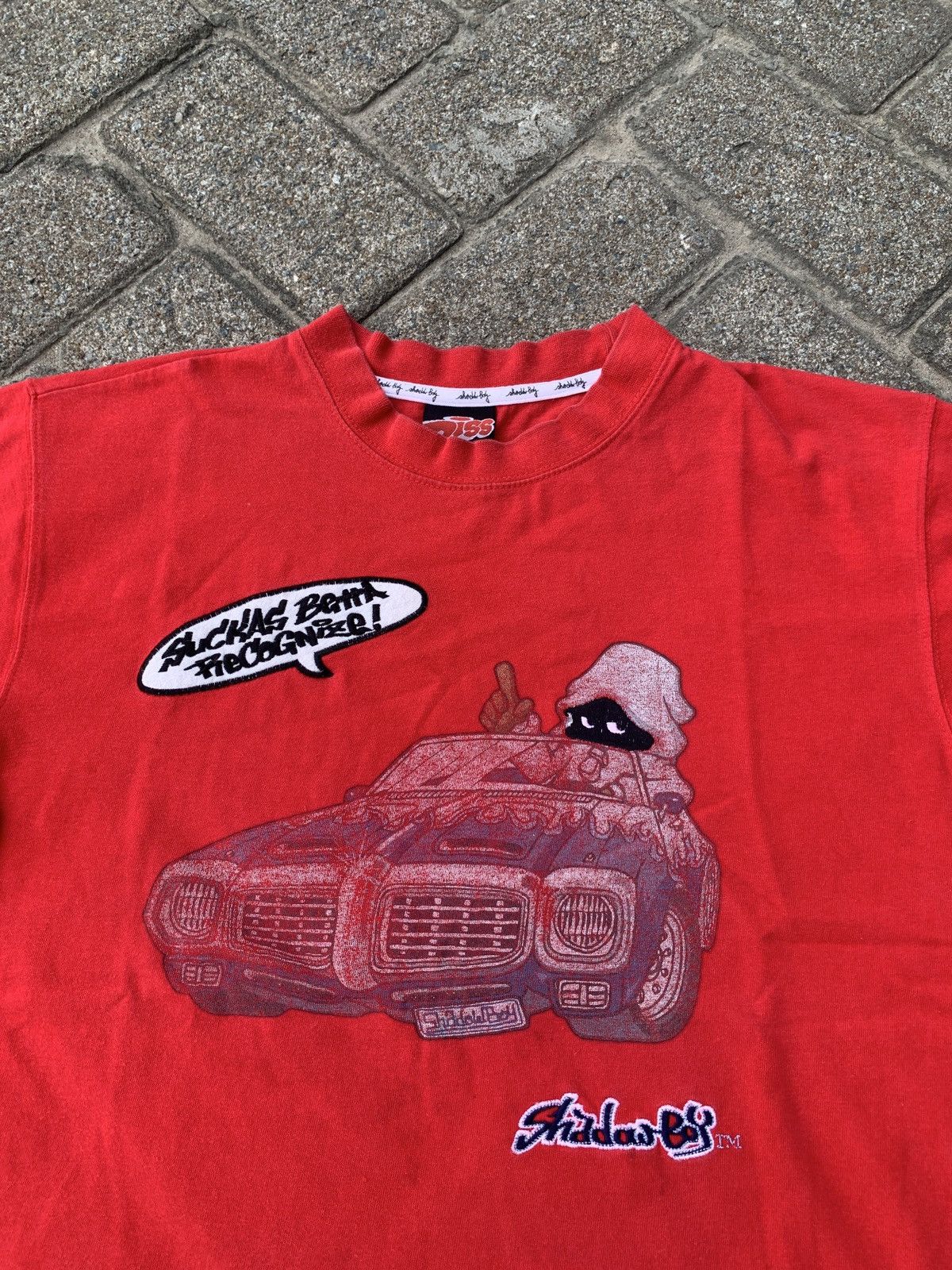 Vintage Y2k diss shadow boy hiphop shirt Size US L / EU 52-54 / 3 - 3 Thumbnail
