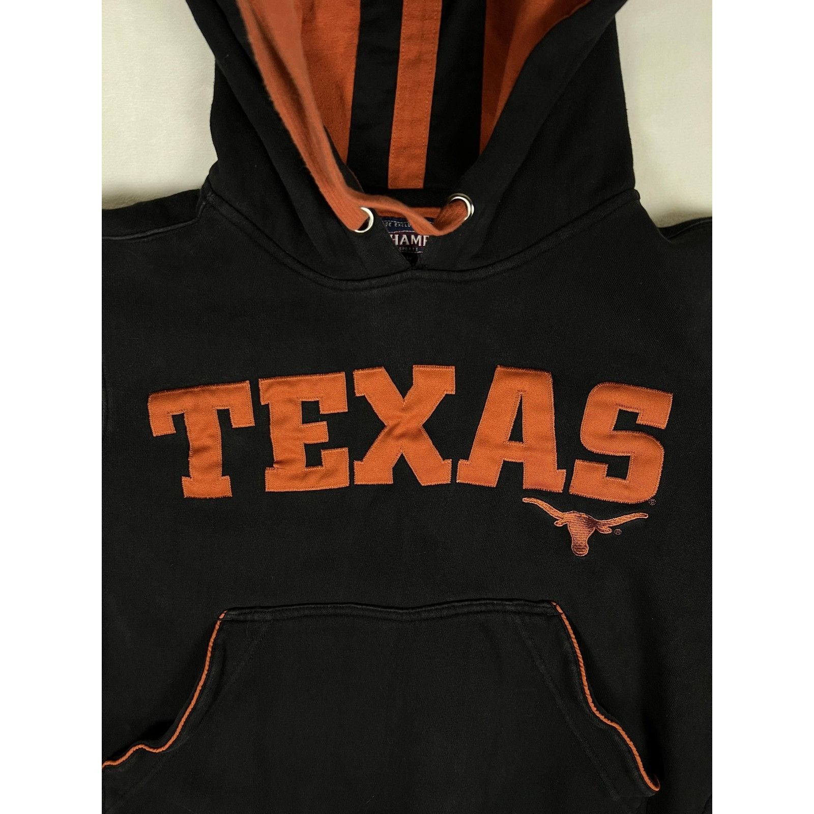 Other Vintage Texas Longhorns Hoodie Mens Medium Black Orange NCAA Size US M / EU 48-50 / 2 - 2 Thumbnail