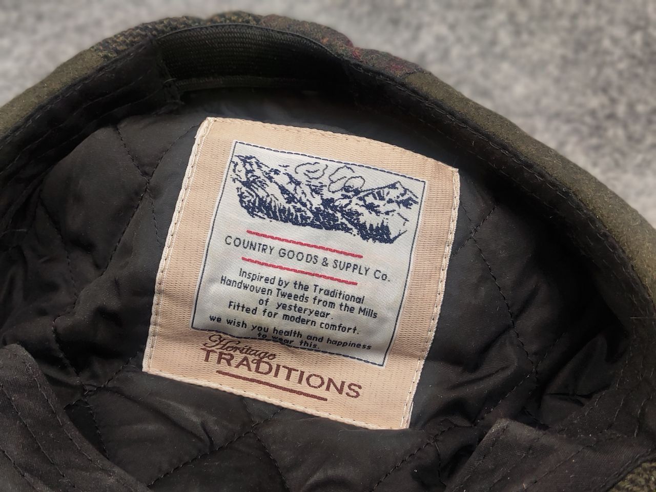 Harris Tweed Vintage 90's Heritage Harris Tweed Patchwork flat cap hat Size ONE SIZE - 10 Thumbnail