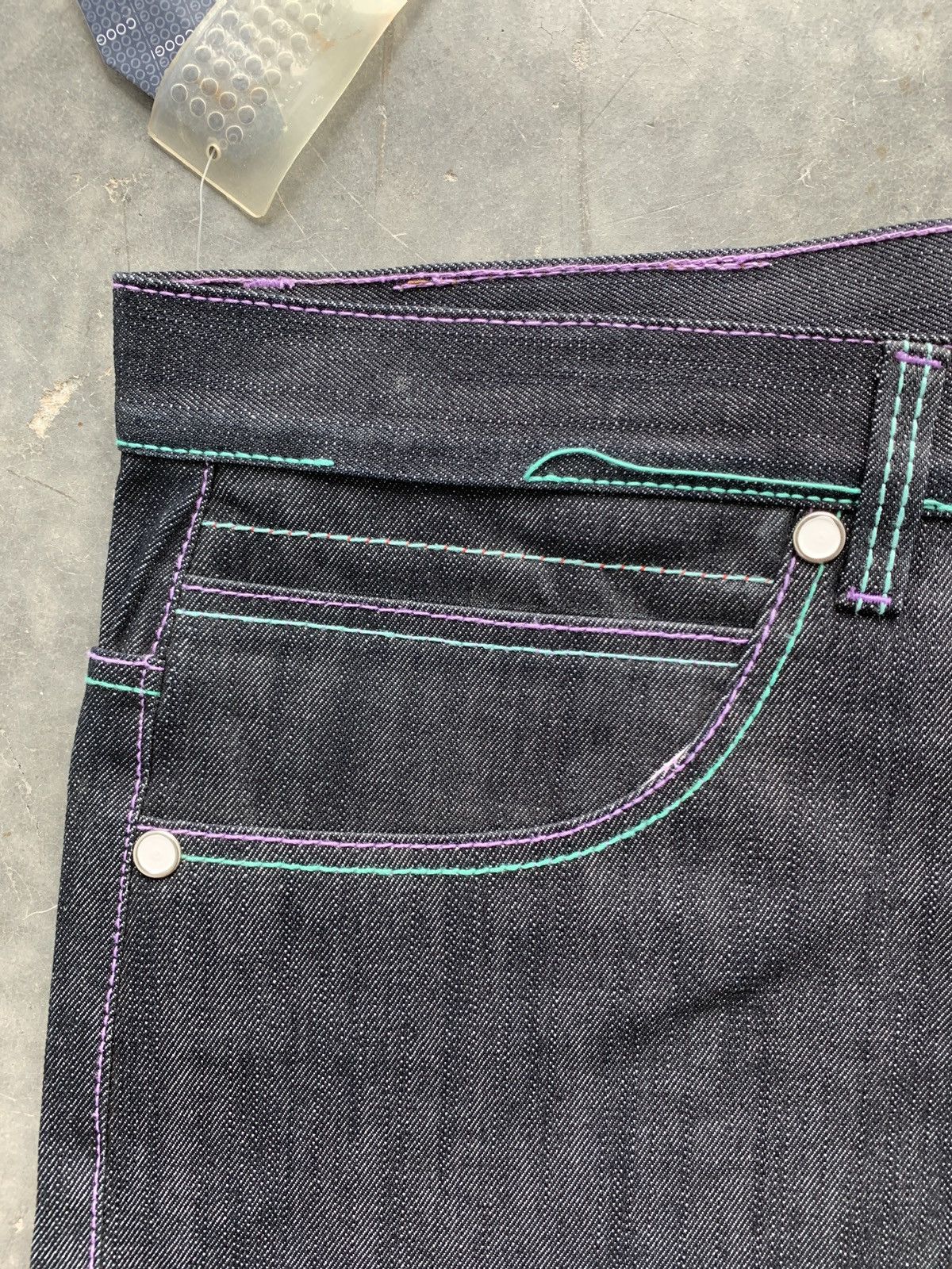 Coogi × JNCO × Vintage Crazy BNWT Vintage Y2K Baggy Coogi Jean Shorts Size US 40 / EU 56 - 8 Thumbnail