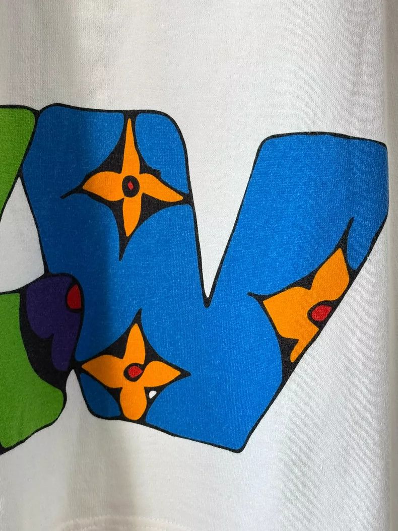 Louis Vuitton LOUIS VUITTON Cartoon printed short sleeve T-shirt Size US XL / EU 56 / 4 - 5 Thumbnail