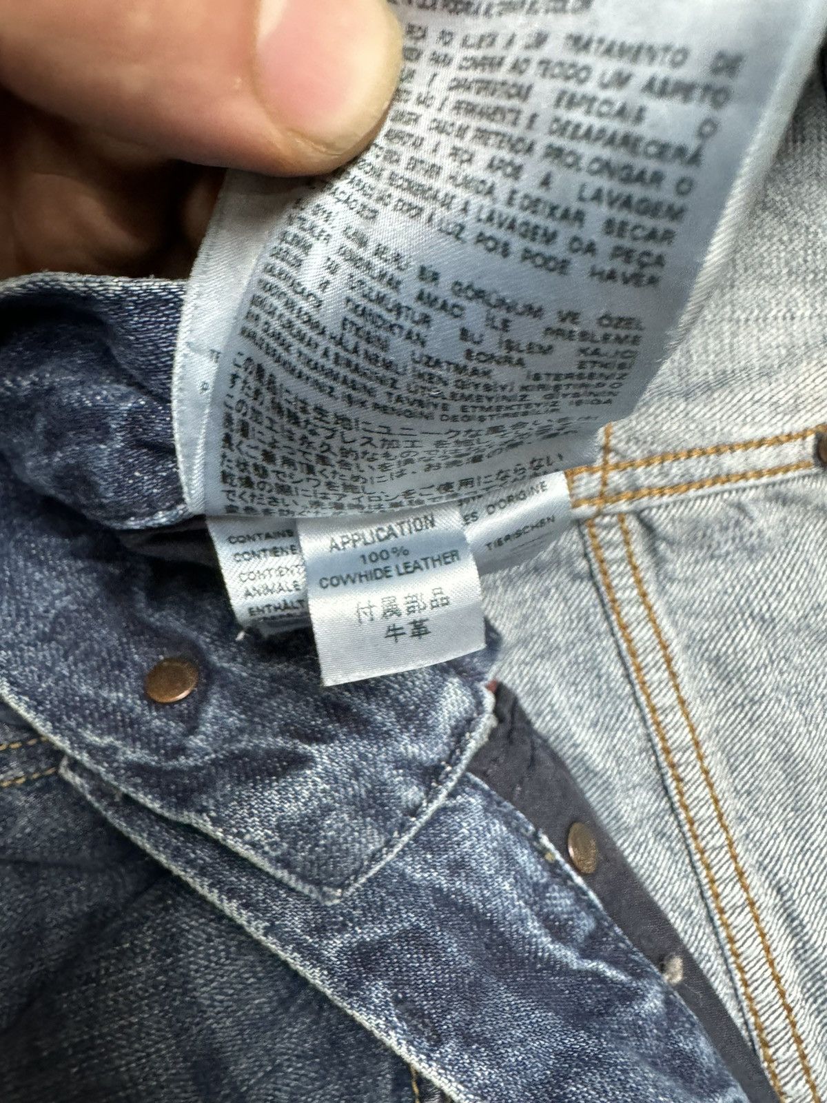 Diesel × Vintage Vintage Y2K Diesel Embroidered Logo Pocket Denim Jeans Pants Size US 32 / EU 48 - 12 Thumbnail