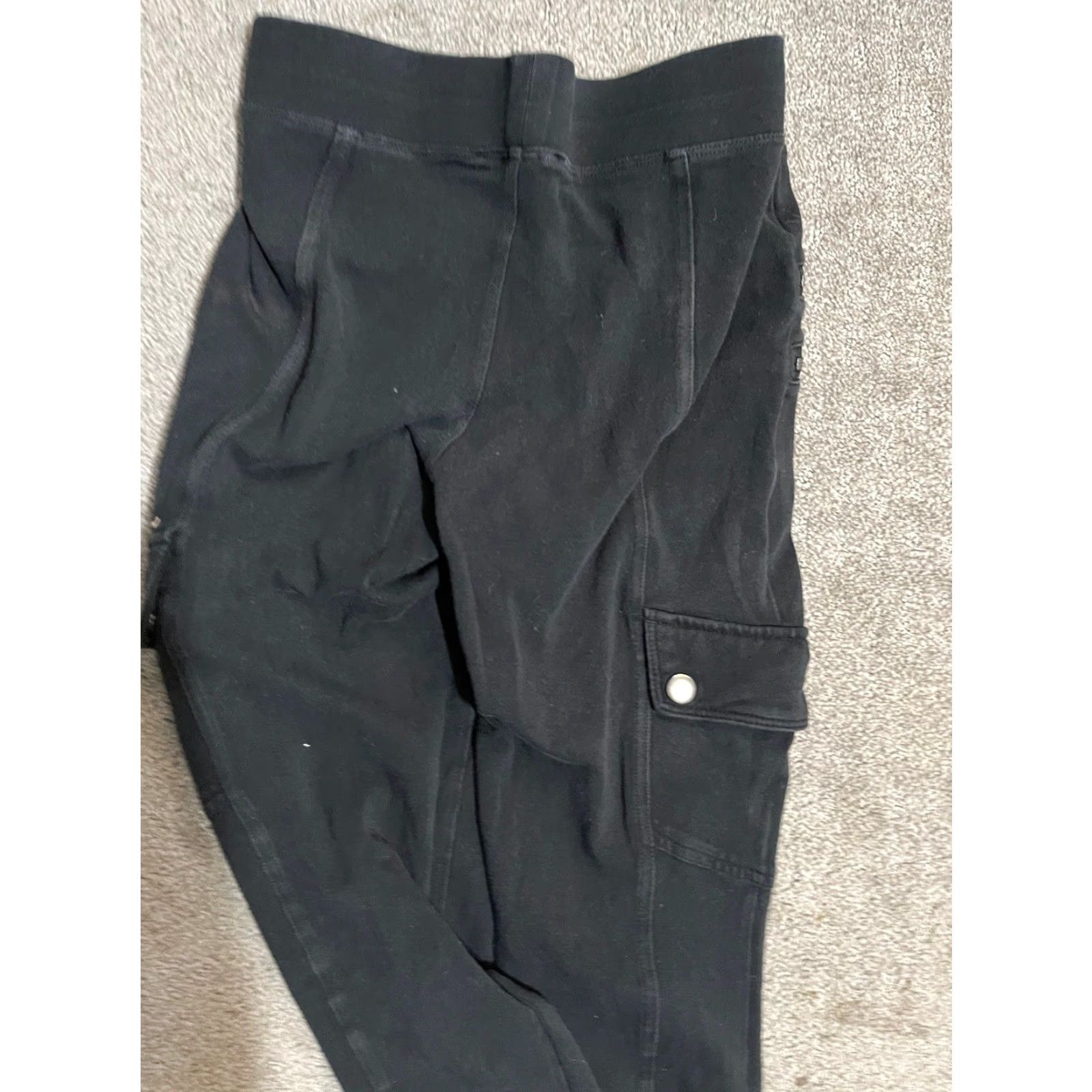Express Express Leggings Black XS Women's Pull On Zipper Pocket Cargo Pockets Size 26" / US 2 / IT 38 - 4 Thumbnail
