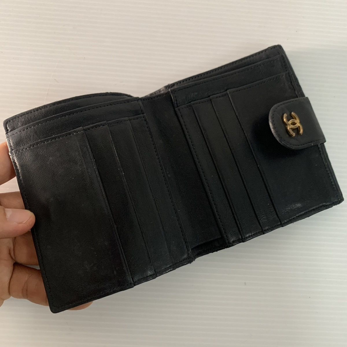 Chanel Chanel Vintage Leather Wallet Size ONE SIZE - 10 Thumbnail