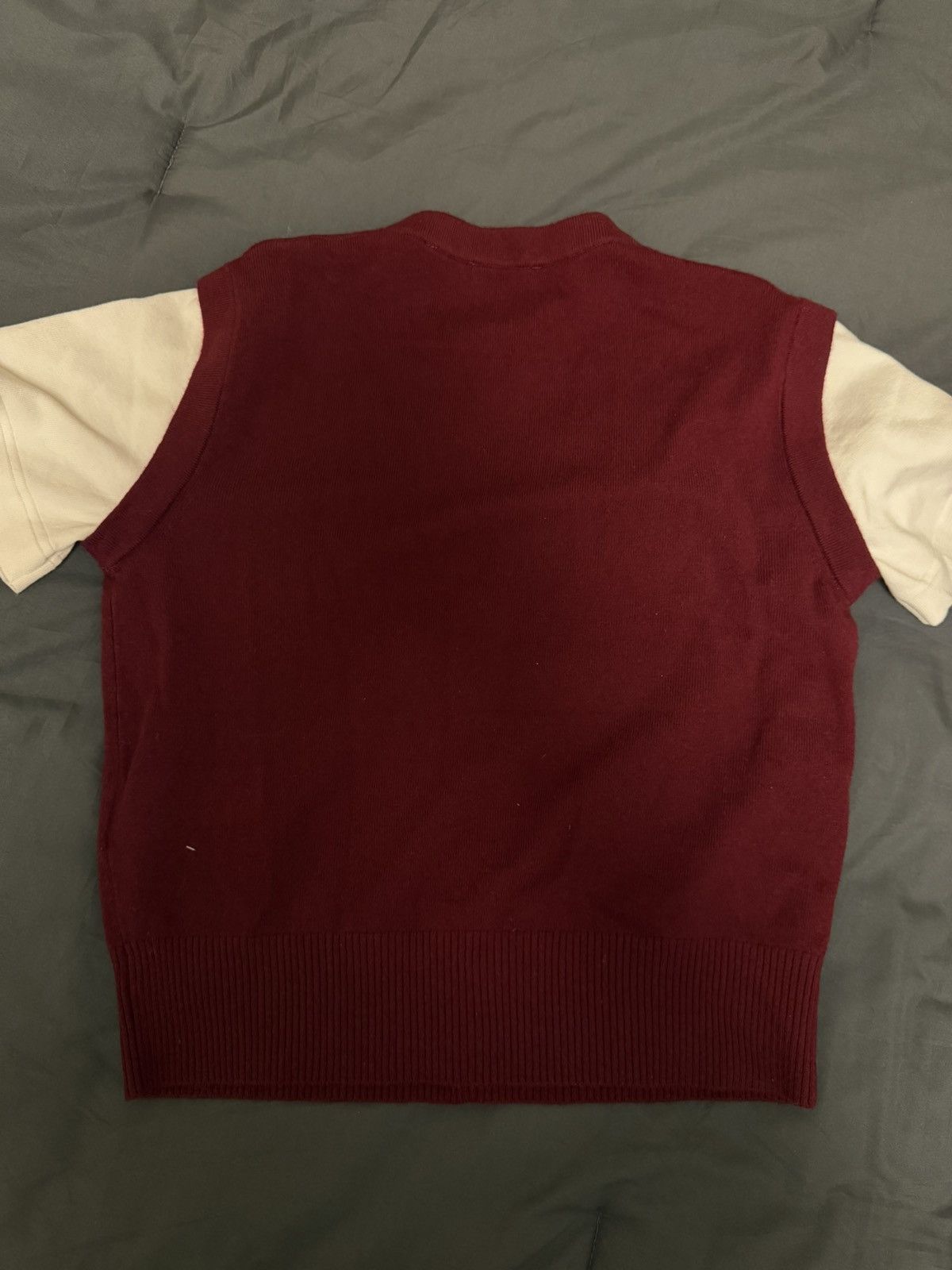 Sandro Sandro Knit Vest (Burgundy) Size S / US 4 / IT 40 - 12 Thumbnail
