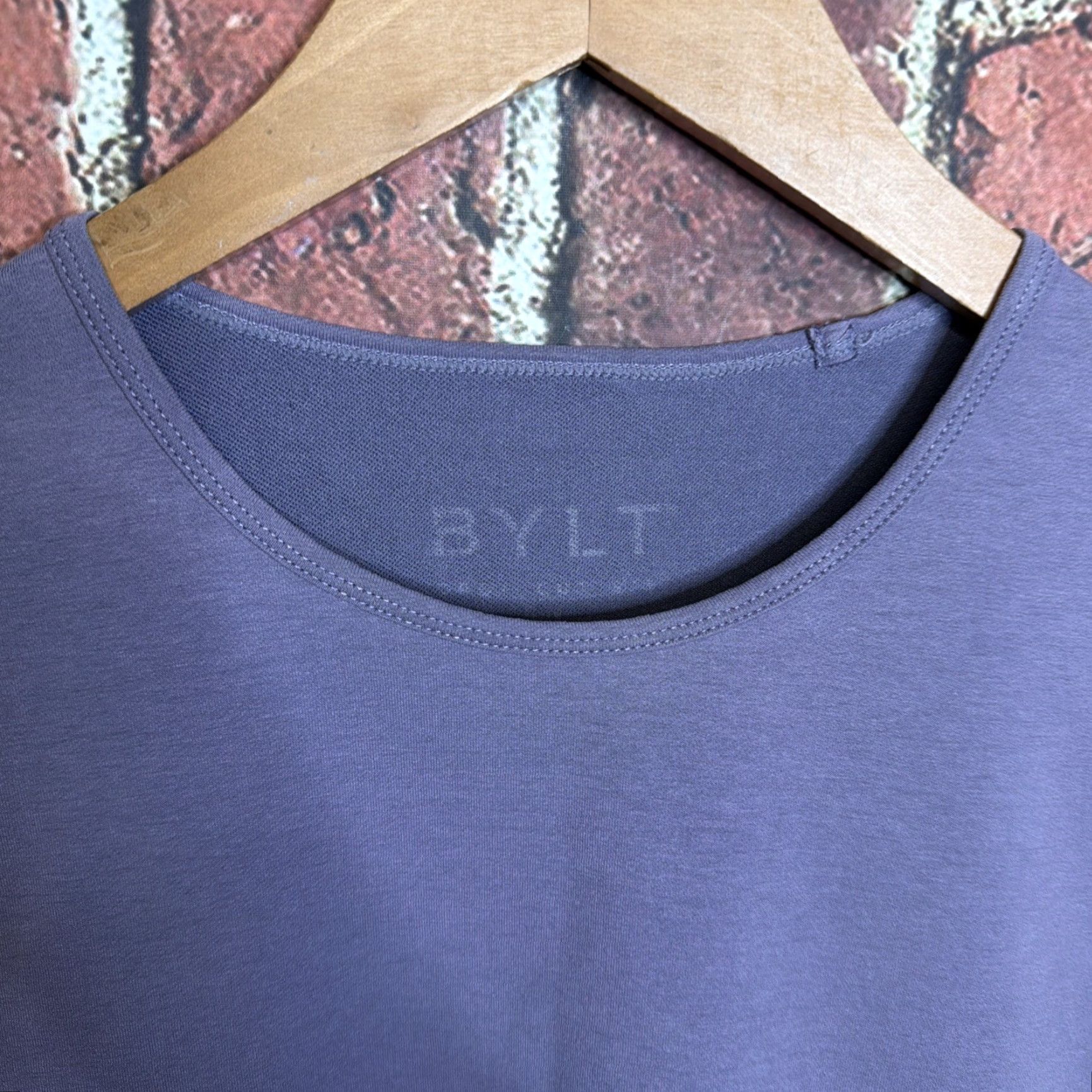 Vintage BYLT Shirt Mens Small Light Purple Short Sleeve Drop Cut Stretch Classic Casual — MSRP not included Size US S / EU 44-46 / 1 - 2 Thumbnail