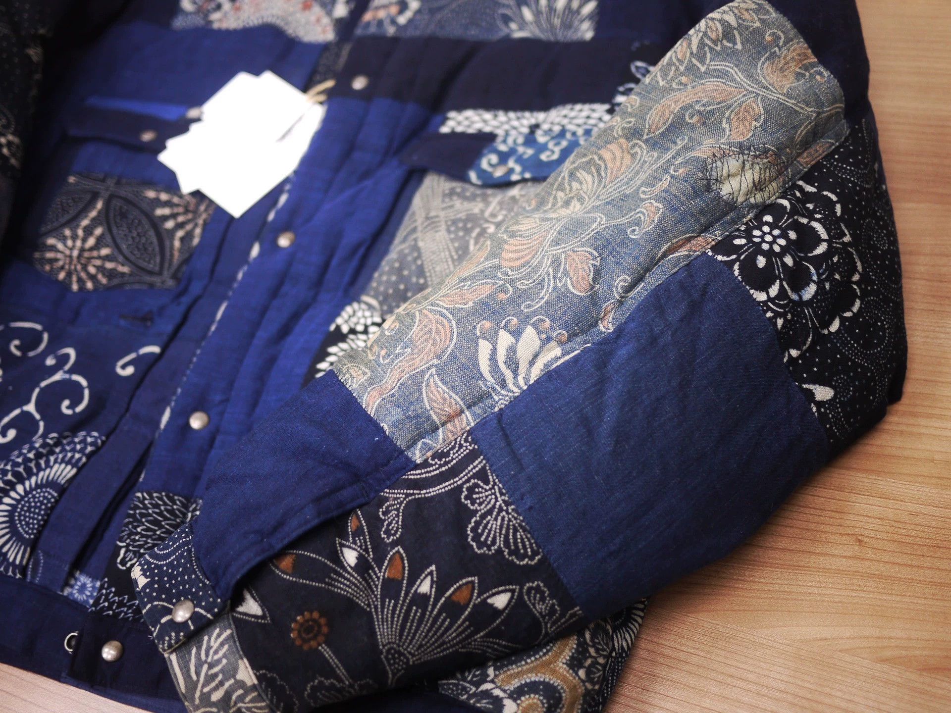 Visvim Visvim 22AW ICT 101XX Down JKT Indigo Pattern Size 2 Used Size US M / EU 48-50 / 2 - 2 Thumbnail