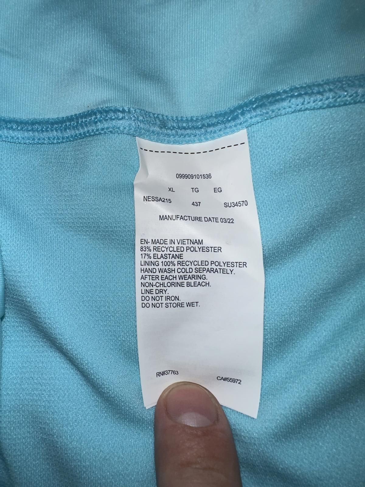 Nike Women's Essential High-Waisted Swim Bottoms in Blue Size ONE SIZE - 6 Thumbnail