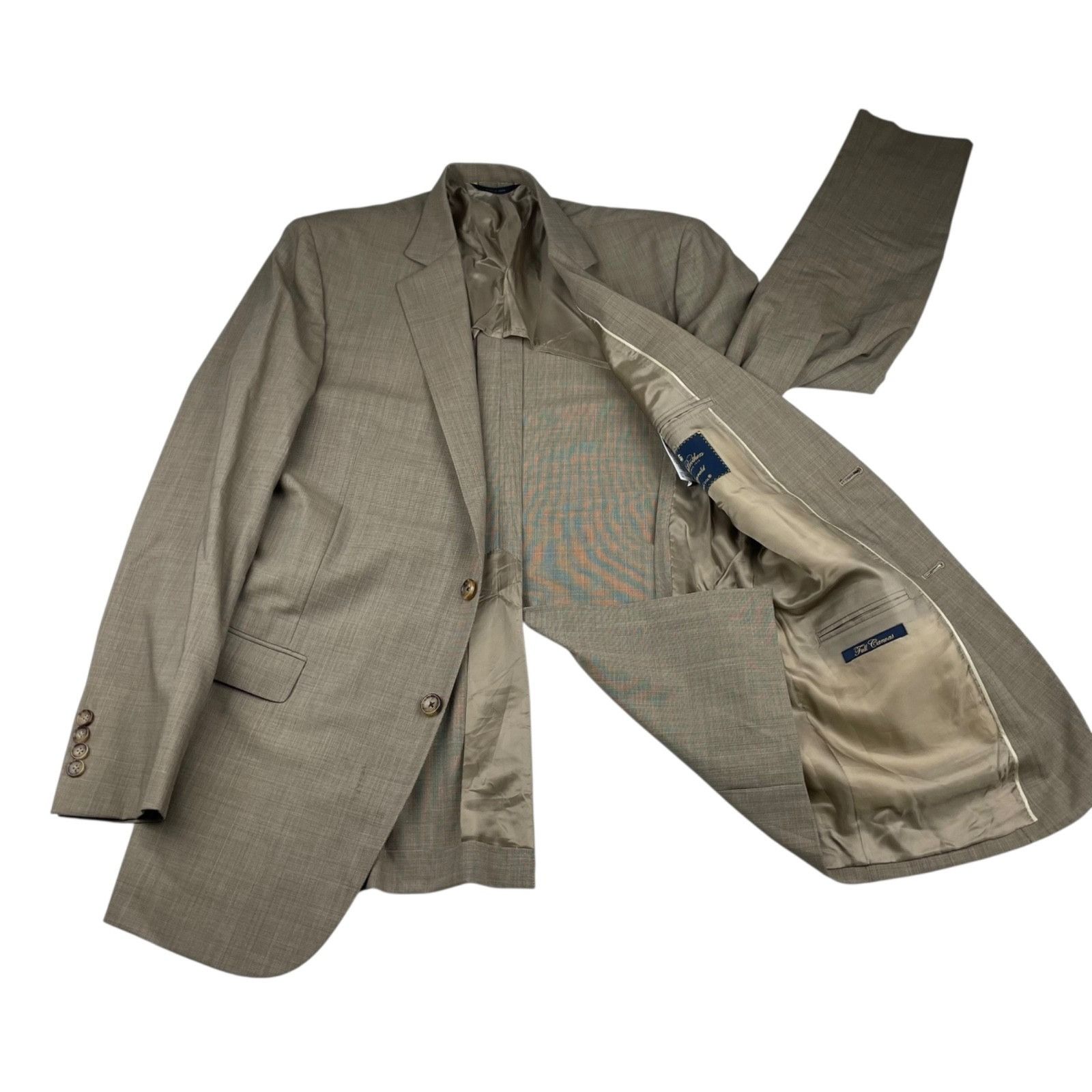 Brooks Brothers Brooks Brothers Men's BrooksCool Fitzgerald 2-Button Suit Be Size 42L - 3 Thumbnail