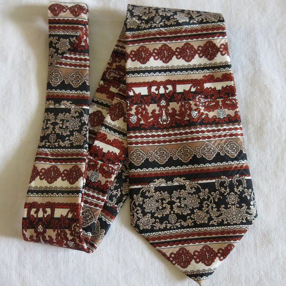 Lanvin Lanvin Multicolor Stripe 100% Silk Neck Tie Size ONE SIZE - 4 Thumbnail