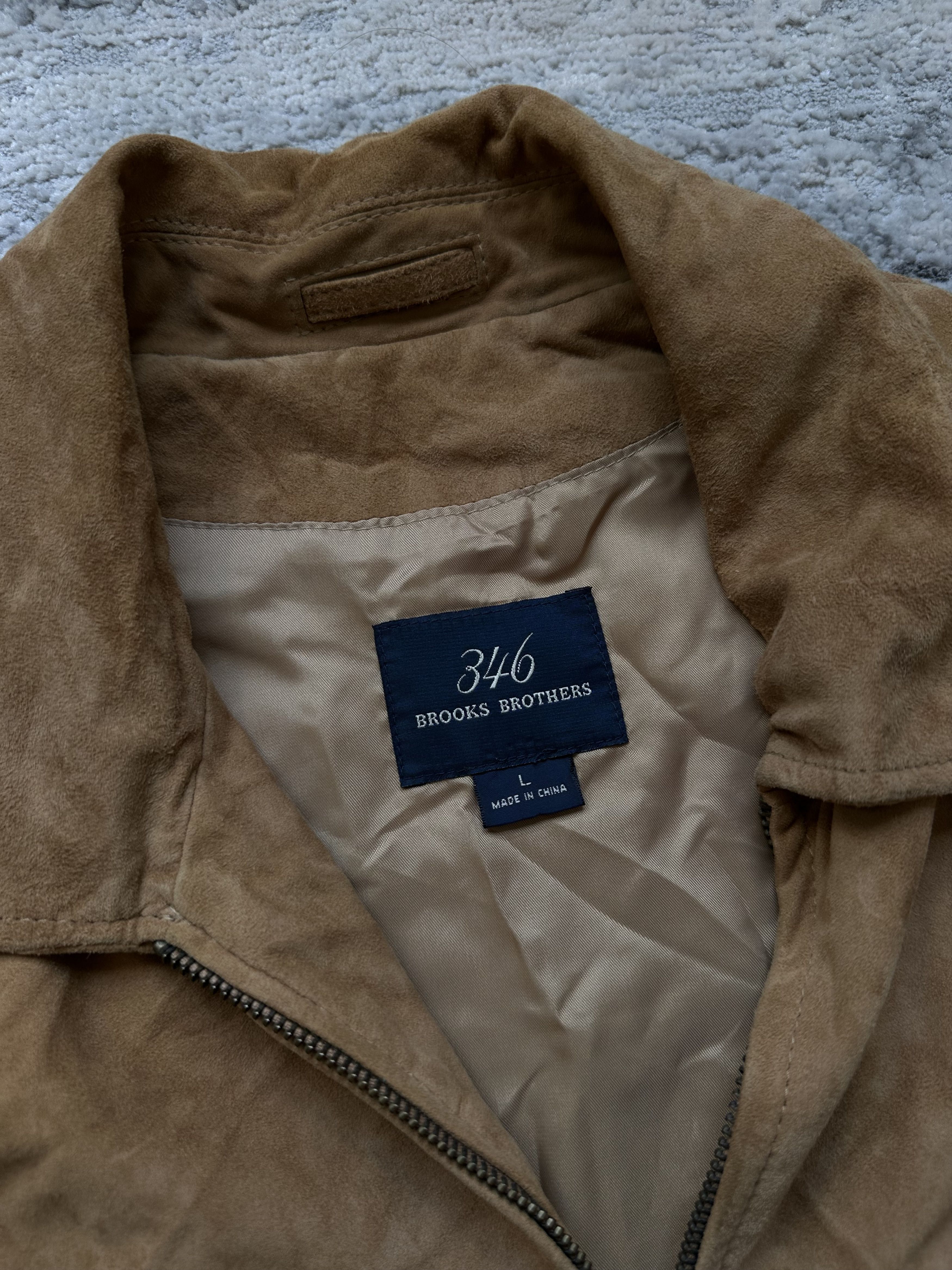 Brooks Brothers Brooks Brothers suede leather jacket Size US L / EU 52-54 / 3 - 8 Thumbnail
