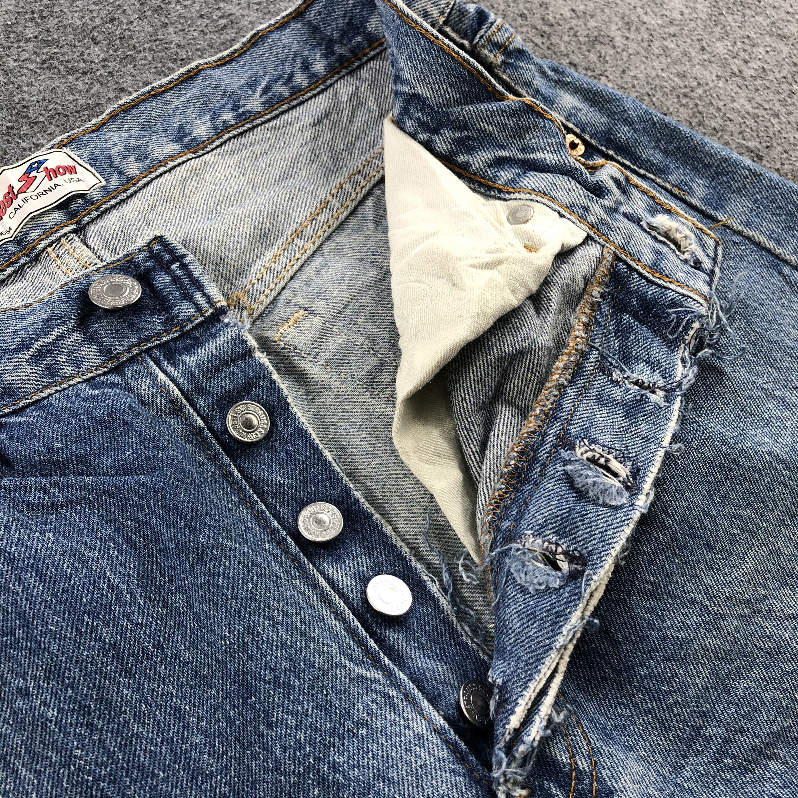 Levi's × Vintage Vintage 90s Levis 501 Jeans -JM884 Size US 31 - 7 Thumbnail