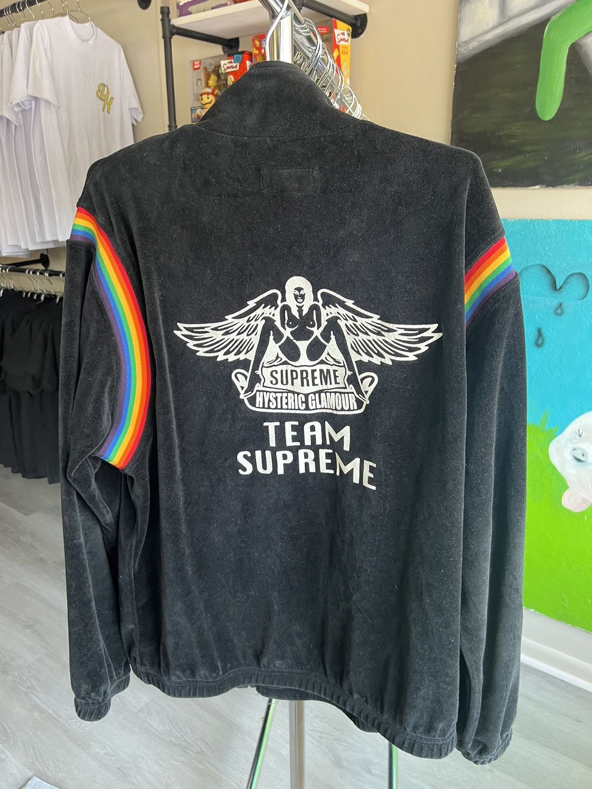 Supreme Hysteric glamour Velour Track Jacket | Grailed