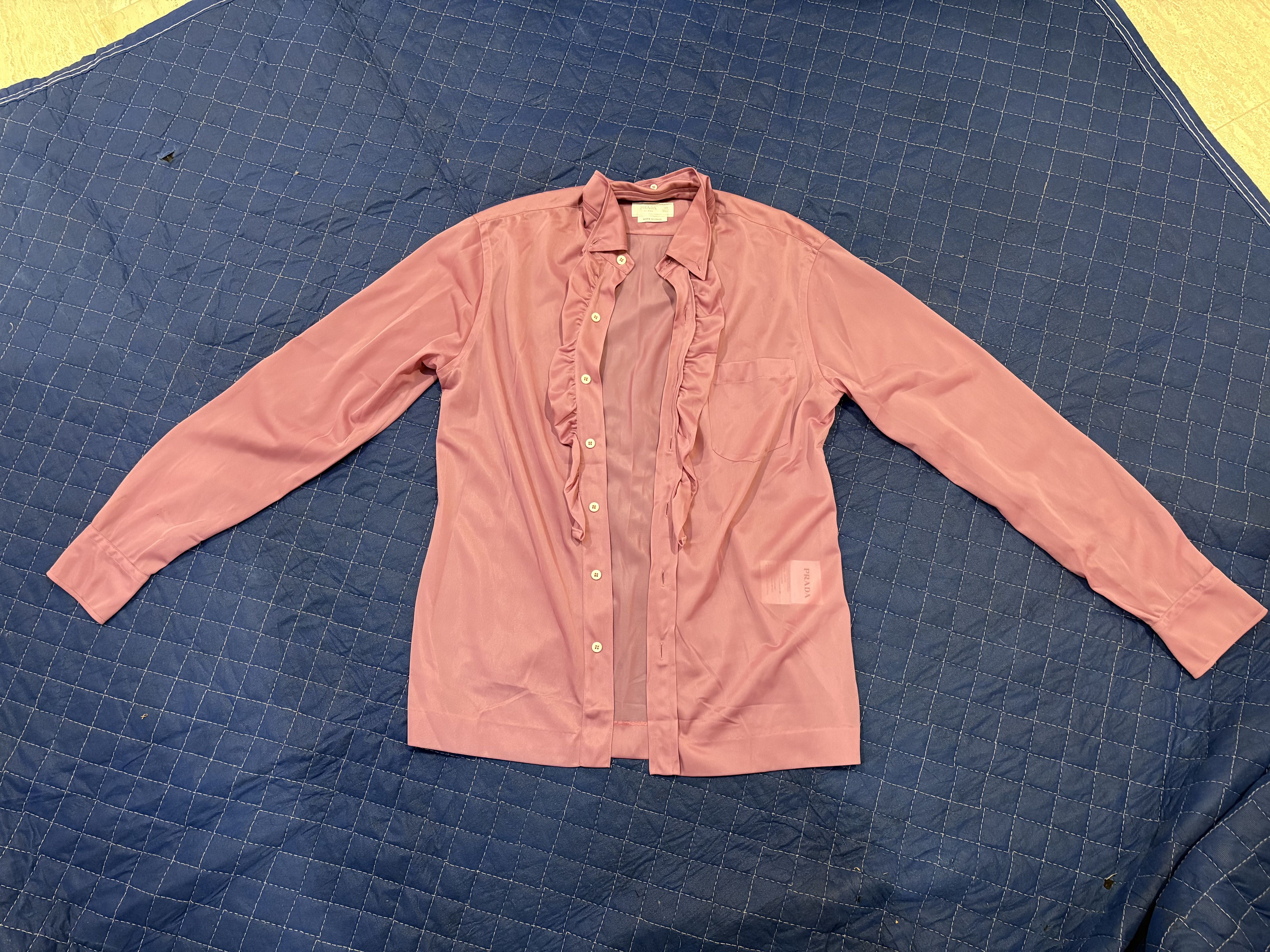 Prada Milano Pink Button Up Shirt
