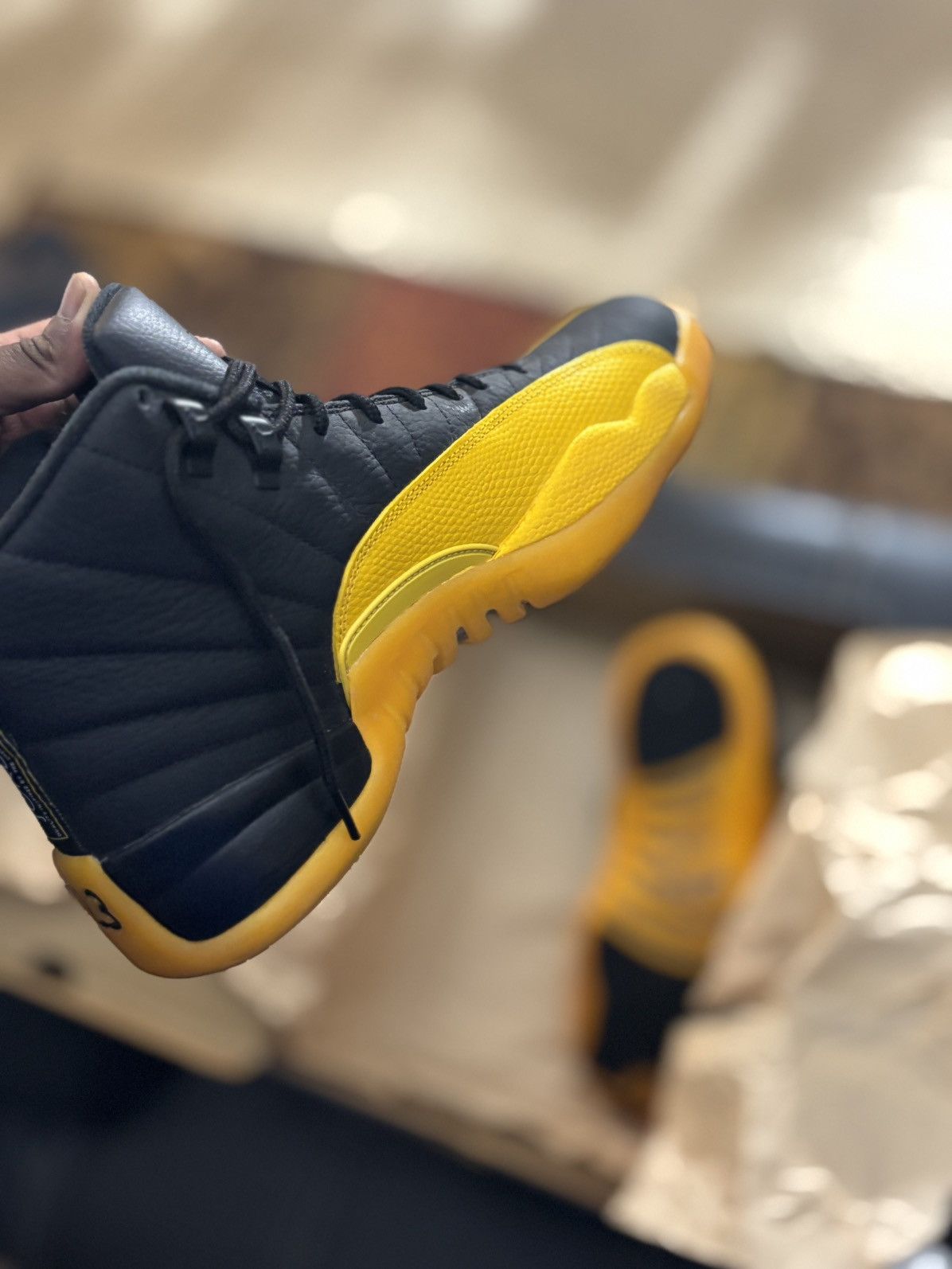 Jordan Brand Air Jordan 12 Retro University Gold Size US 10.5 / EU 43-44 - 3 Thumbnail