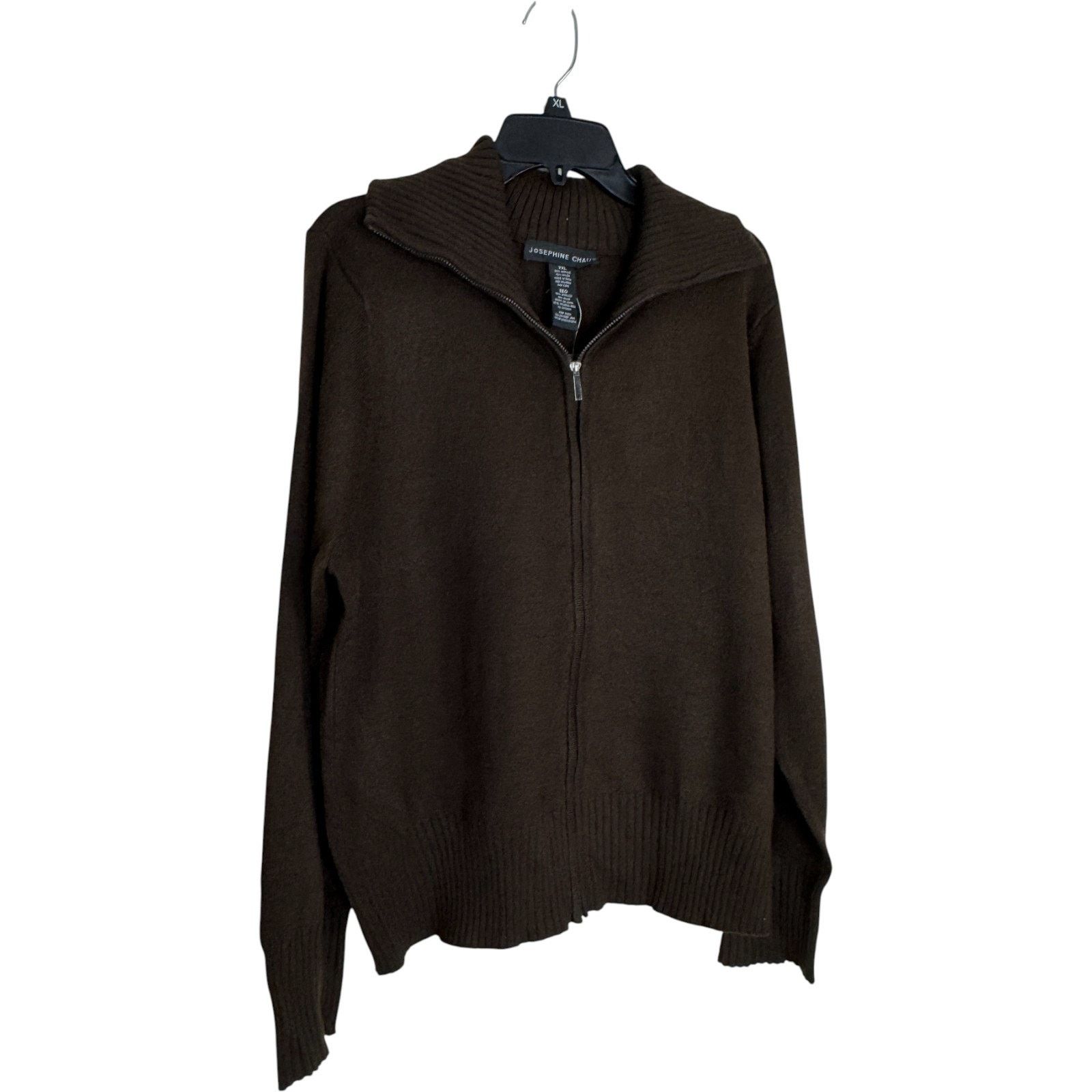 Other Josephine Chaus Brown Full Zip Sweater XXL Long Sleeve Size XXL / US 16-18 / IT 52-54 - 2 Thumbnail