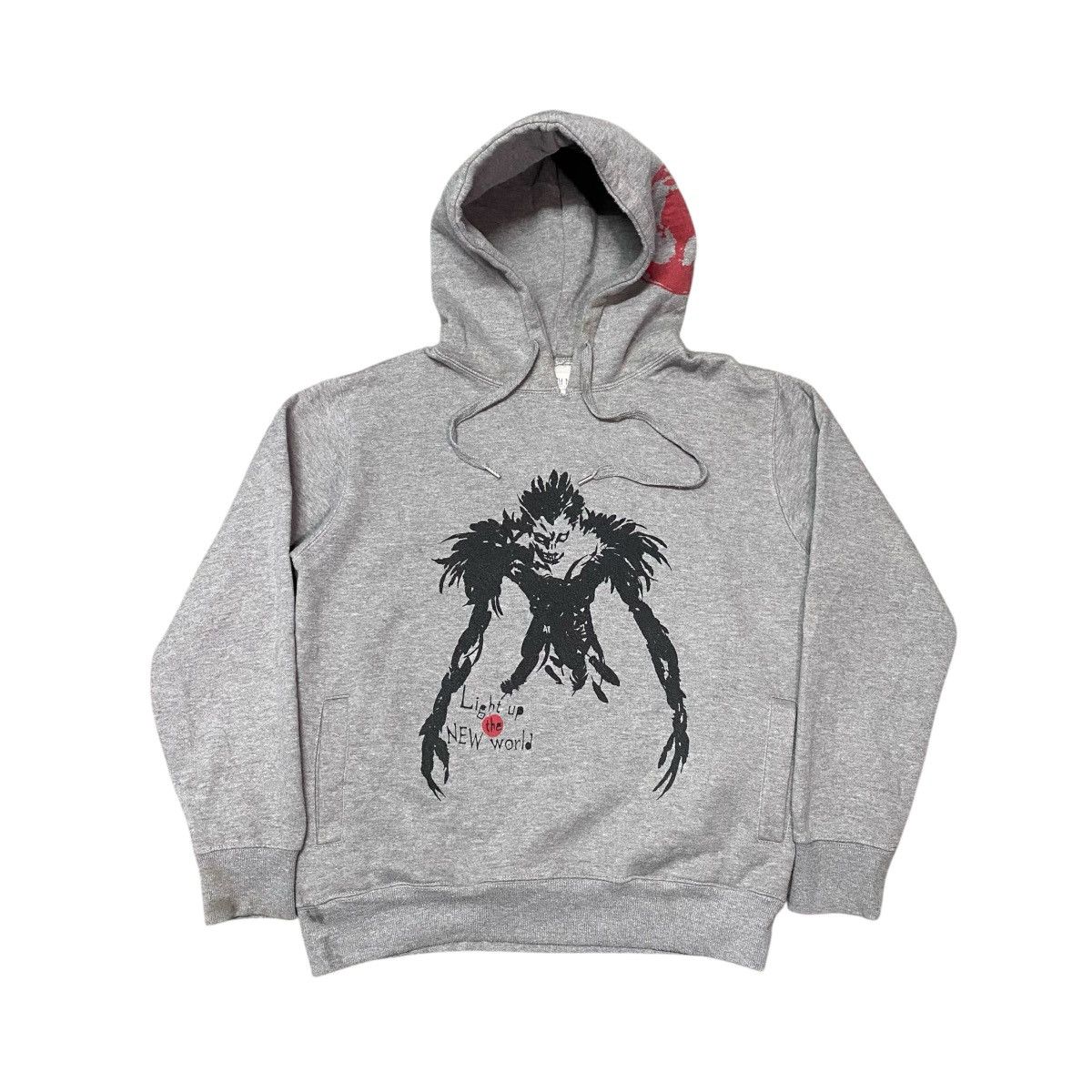 Anime VINTAGE DEATH NOTE RYUK SHINIGAMI ANIME HOODIE Size US M / EU 48-50 / 2 - 1 Thumbnail