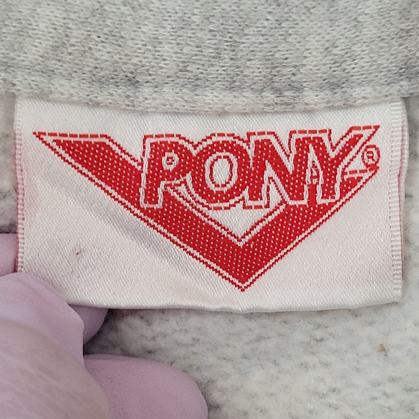 PONY Vintage 90s PONY Track Jacket Womens XL 23x24 Boxy Blue Gray Size XL / US 12-14 / IT 48-50 - 5 Thumbnail