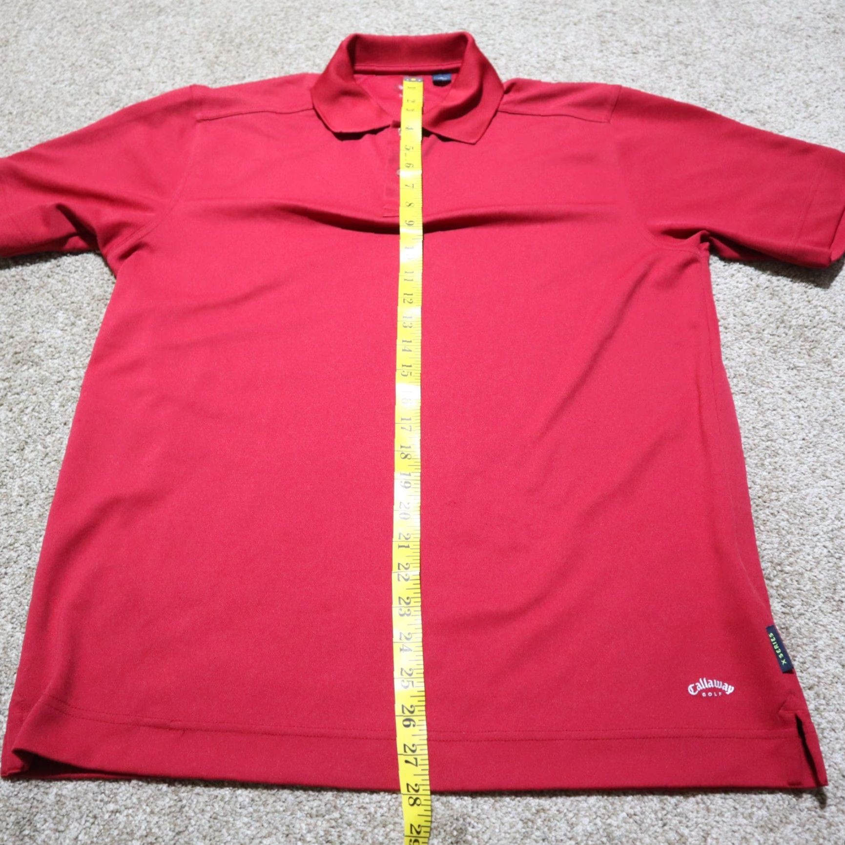 Callaway Callaway Golf Shirt Men M Quick-Dry Short Sleeve Polo Red Shirt Size US M / EU 48-50 / 2 - 7 Thumbnail