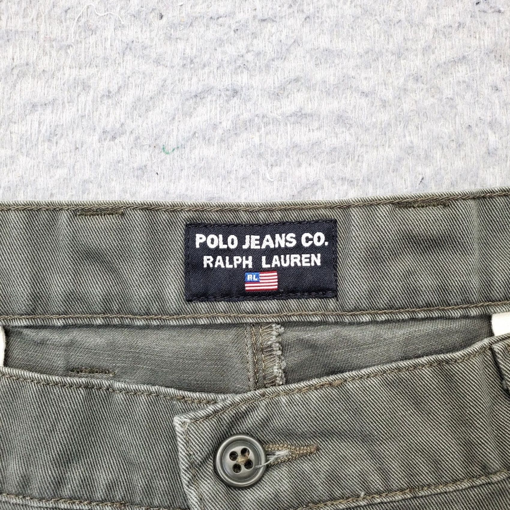 Ralph Lauren Ralph Lauren Polo Jeans Chino Pants Mens 36x30 Gray Pleated Relaxed Fit Size US M / EU 48-50 / 2 - 7 Thumbnail