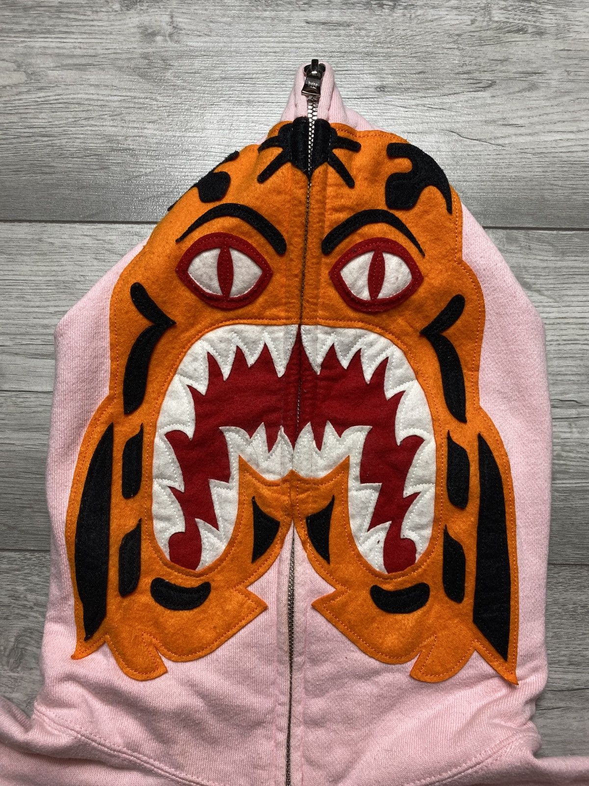 Bape Bape OG pink tiger full zip hoodie Size US L / EU 52-54 / 3 - 3 Thumbnail