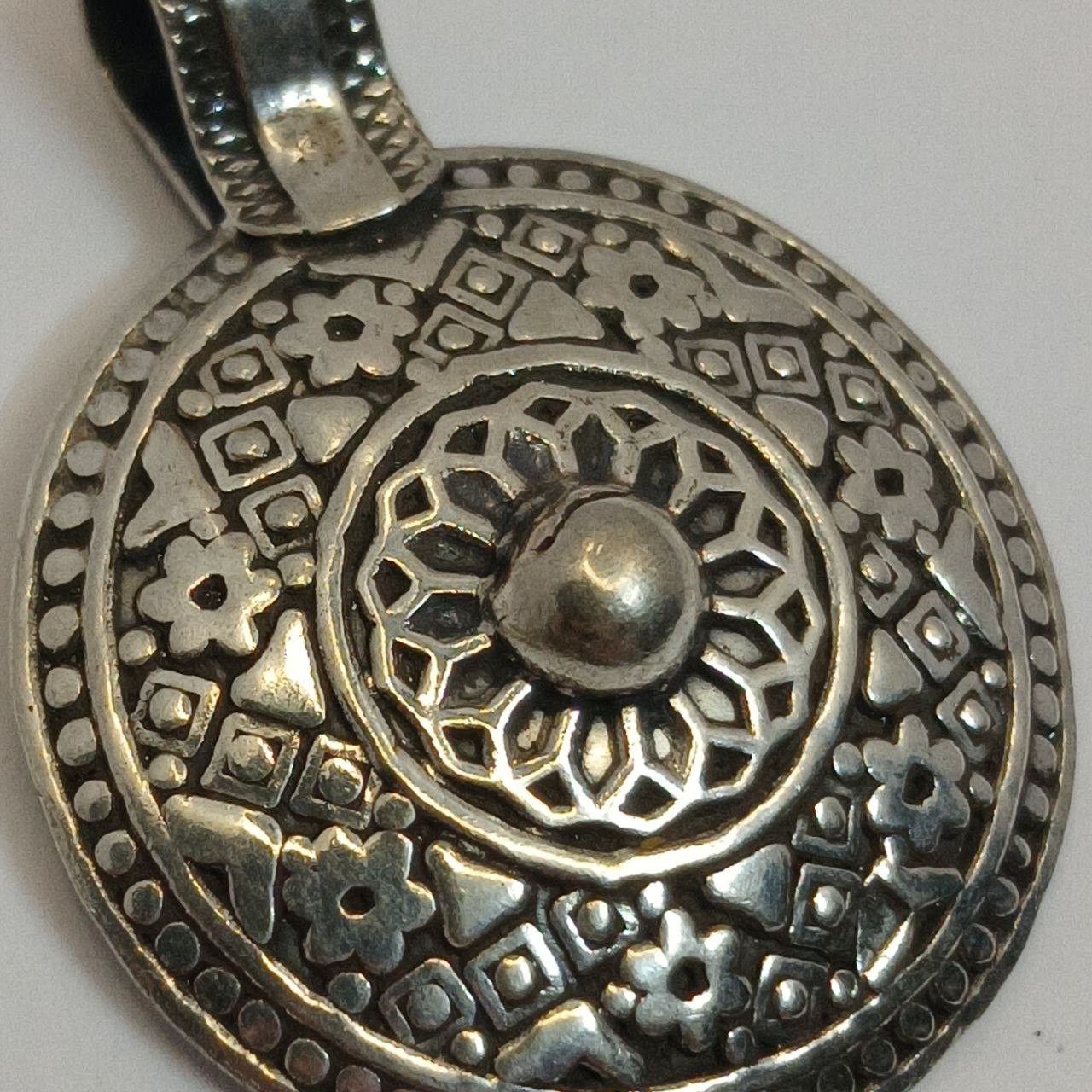Vintage Vintage Egyptian 800 Silver Handmade Arabic Inscriptions Size ONE SIZE - 4 Thumbnail