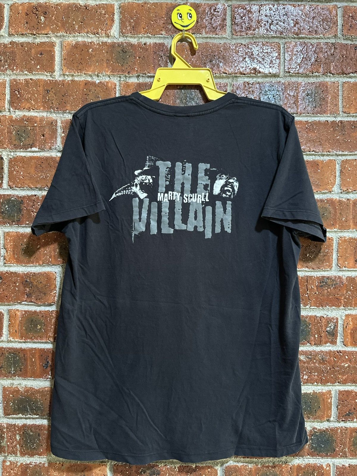 Vintage Vintage Marty Scurll Long Live The Villain Faded Tee Size US XL / EU 56 / 4 - 8 Thumbnail