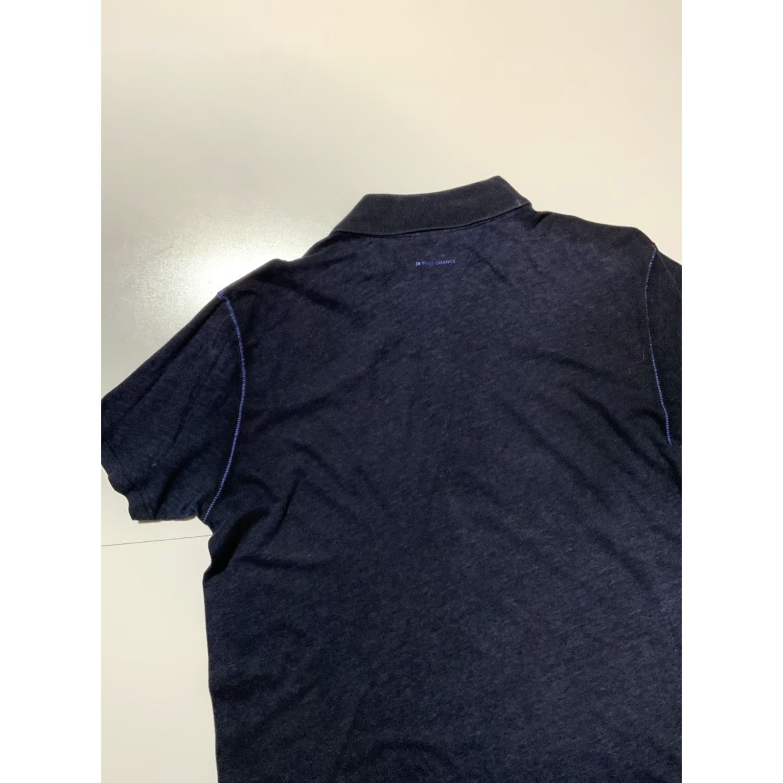 Hugo Boss VINTAGE Hugo Boss Payman Purple S/S Polo Shirt L Mens 100% Cotton Heather Purple Polo Shirt Size US L / EU 52-54 / 3 - 4 Thumbnail