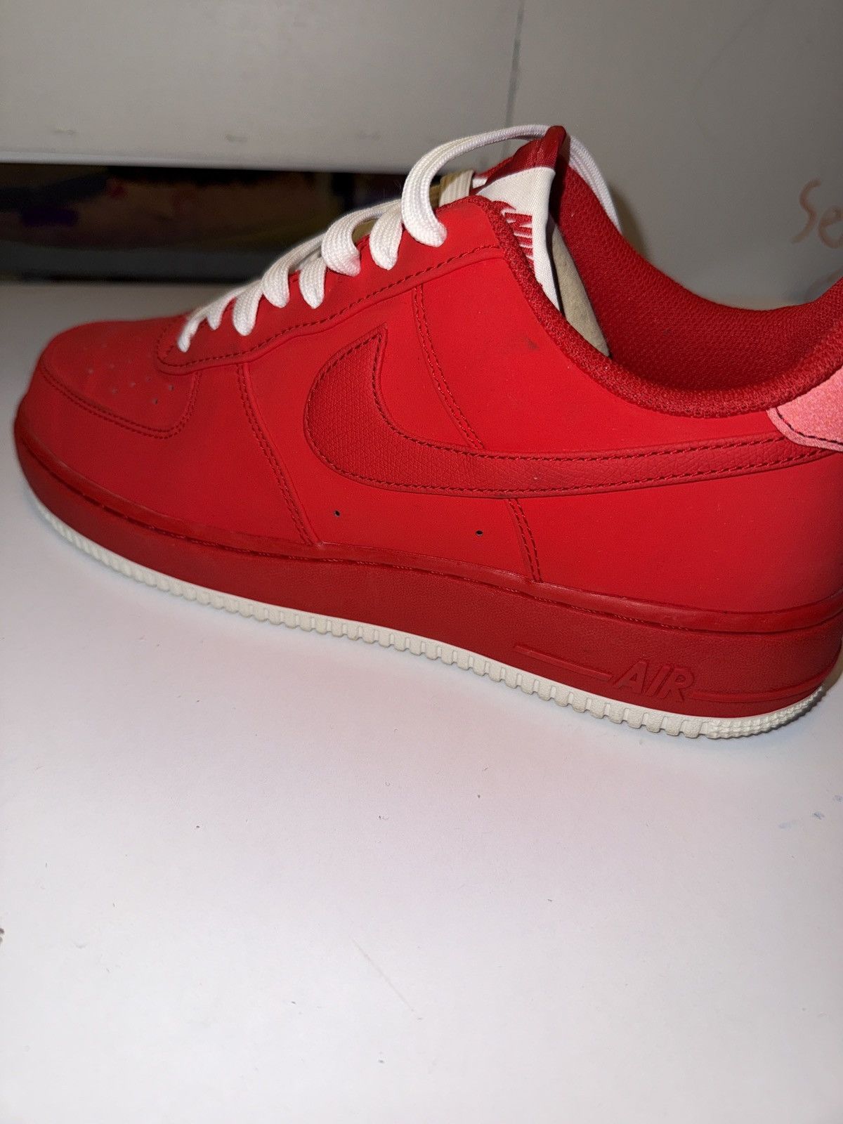 Nike Air Force 1 - red/white Size US 9 / EU 42 - 11 Thumbnail