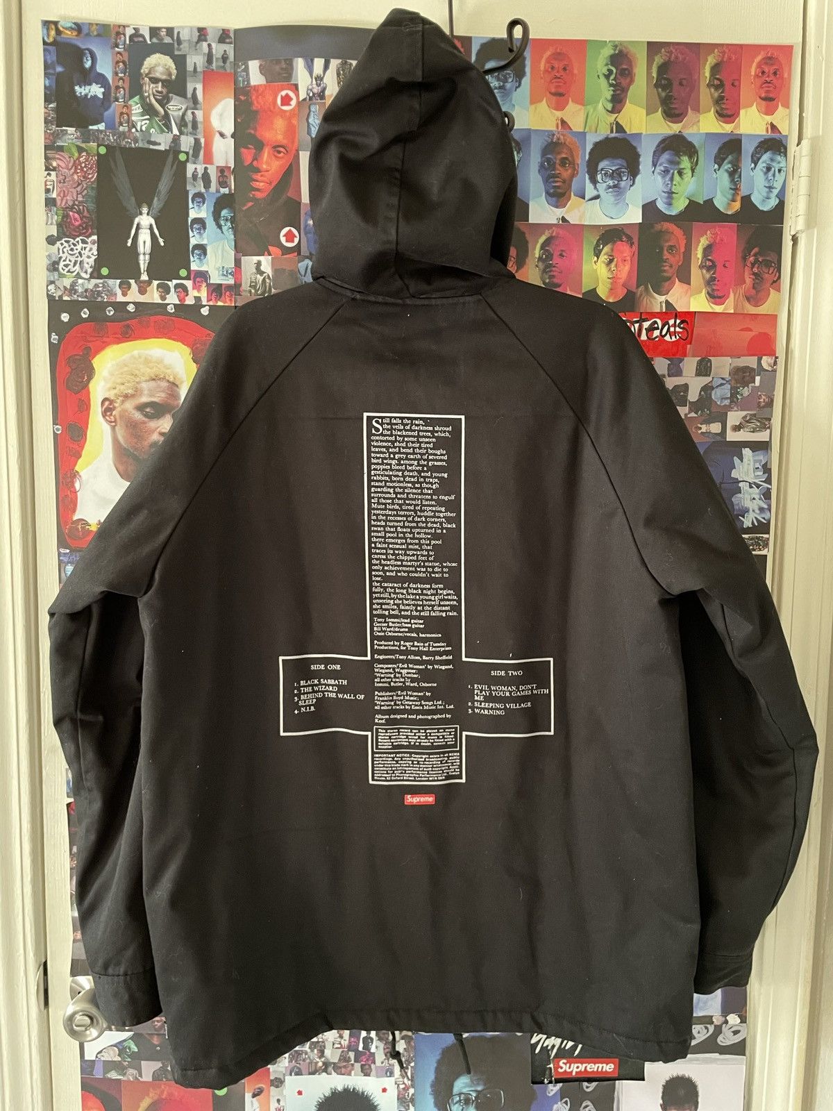 Supreme SS16 Black Sabbath Parka | Grailed