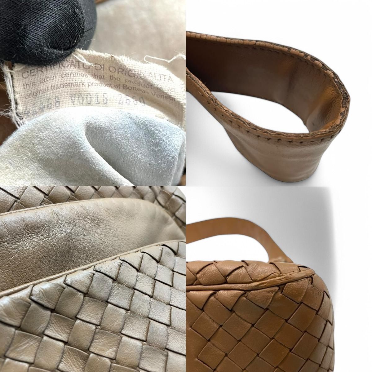 Bottega Veneta Bottega Veneta - Intrecciato Shoulder Bag Flap Brown Leather Size ONE SIZE - 4 Thumbnail