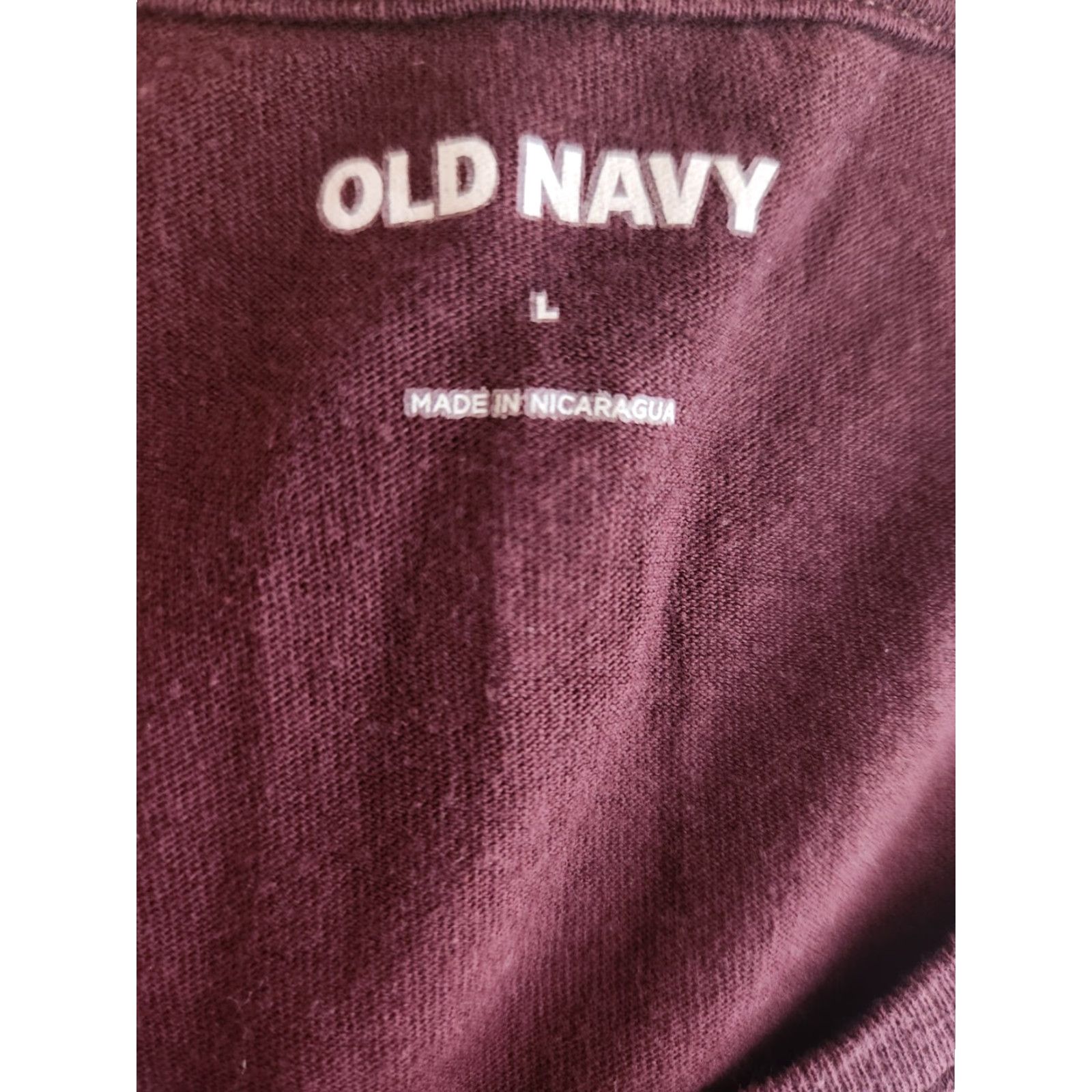 Old Navy Old Navy Aaliyah Music T-Shirt Burgundy Size L Adult Unisex Short Sleeve Crew Neck Gra phic Print Cotton Regular Fit Size US L / EU 52-54 / 3 - 2 Thumbnail