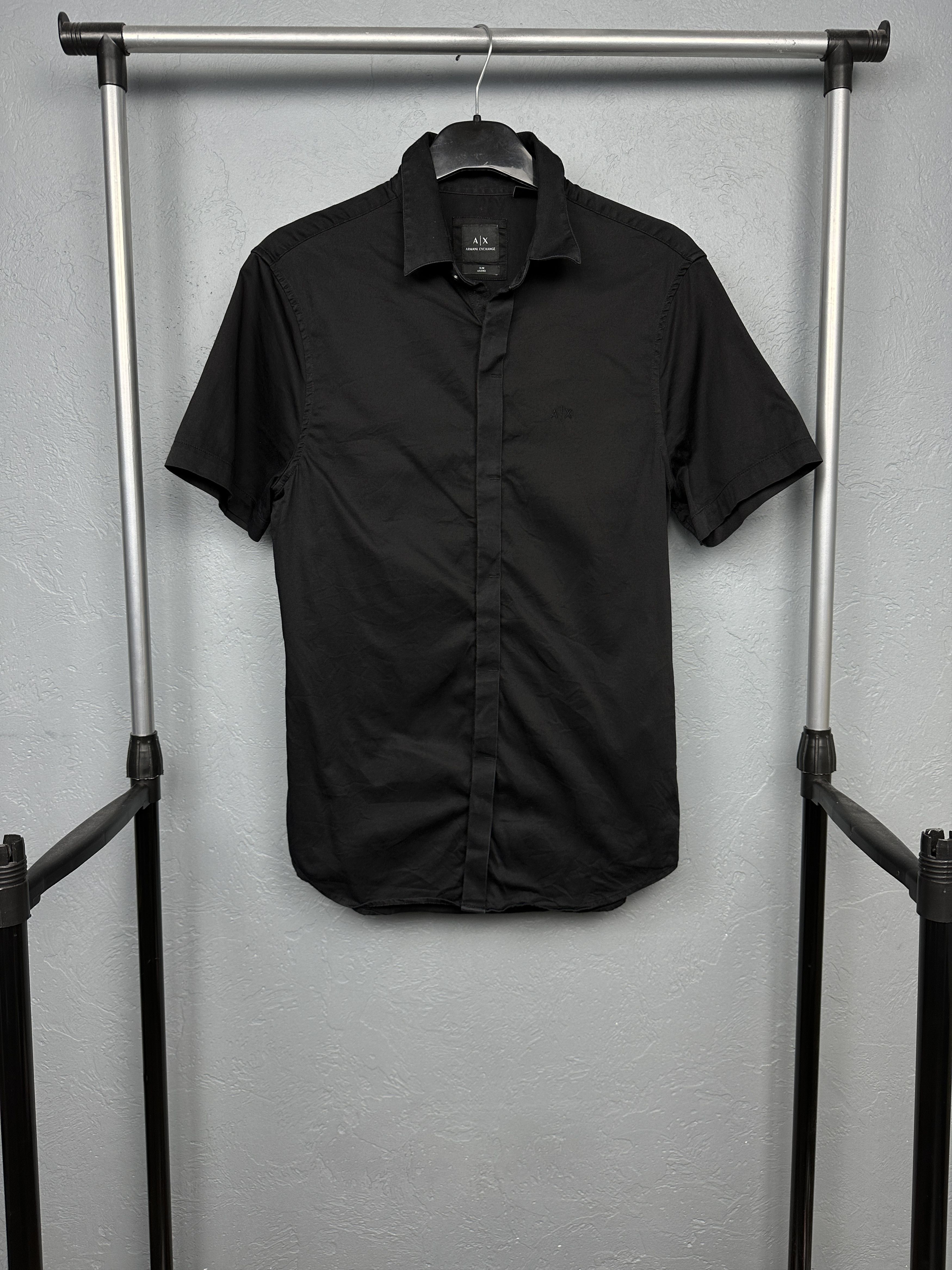 Armani Exchange Armani Exchange Mens Short Sleeve Shirt Size US S / EU 44-46 / 1 - 1 Thumbnail