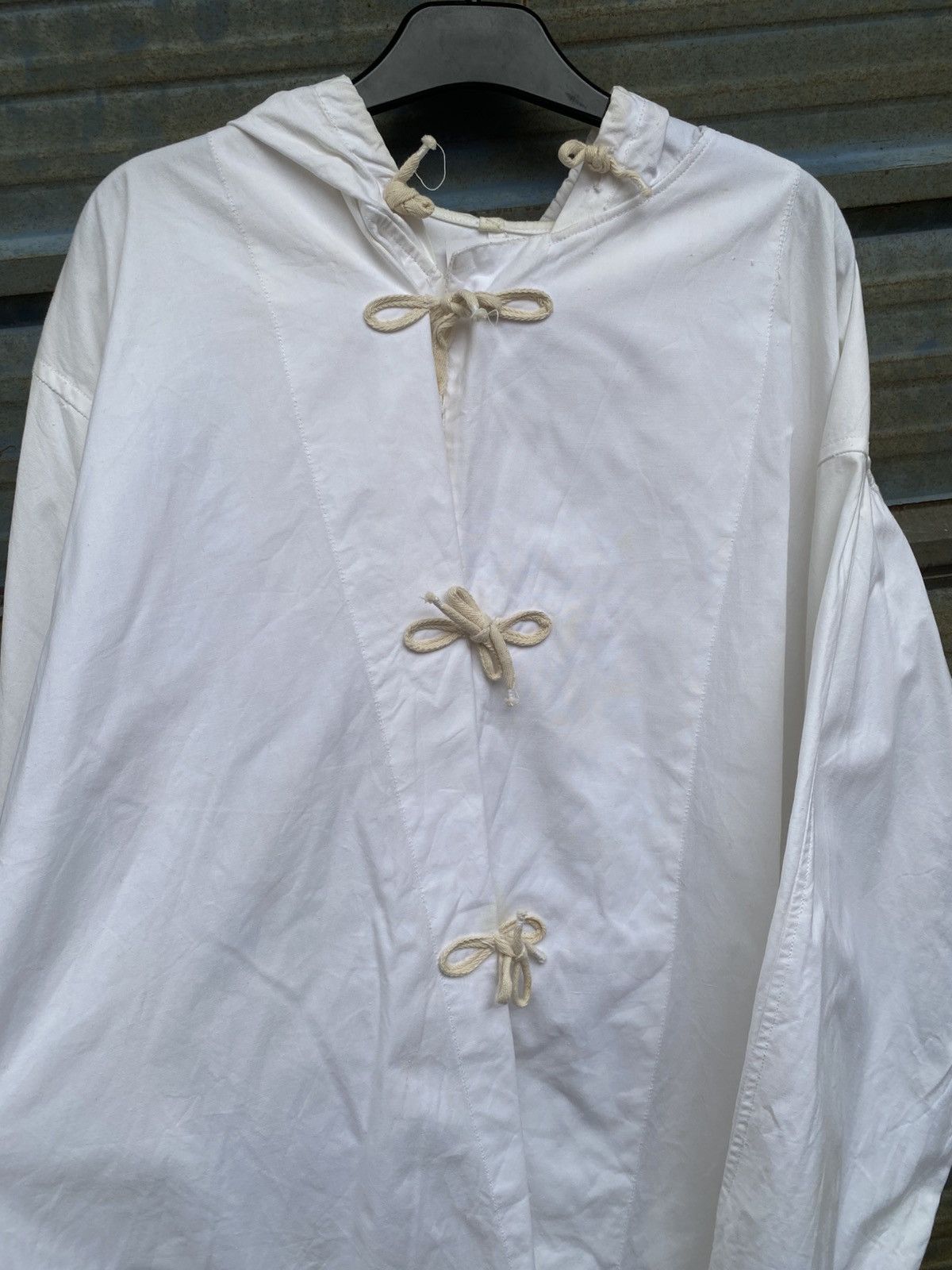 Vintage Vintage 60s Italian Army Snow Camo White Parka Size US L / EU 52-54 / 3 - 4 Thumbnail