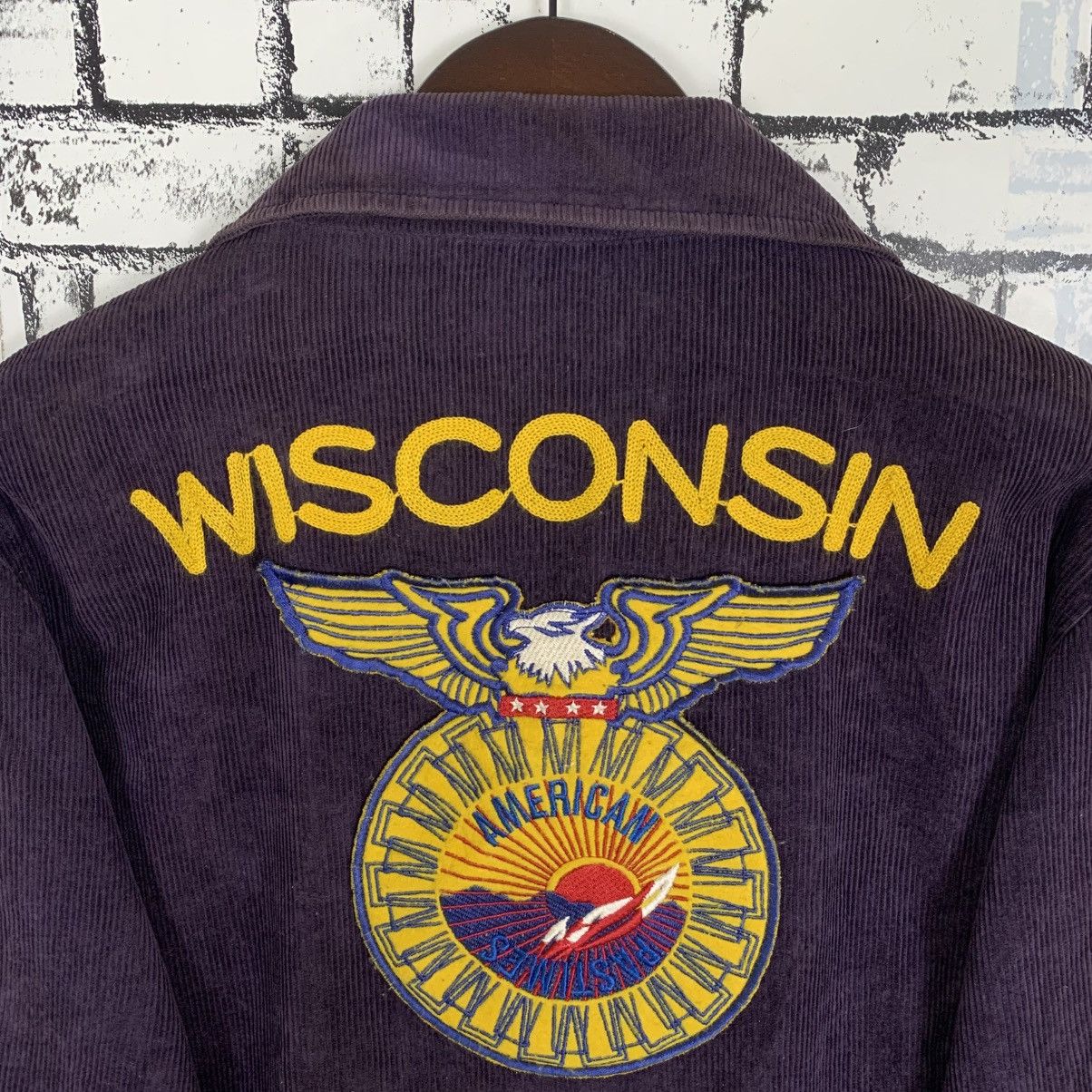 Vintage Vintage Wisconsin Midwestern U.S State Jacket Size US L / EU 52-54 / 3 - 7 Thumbnail